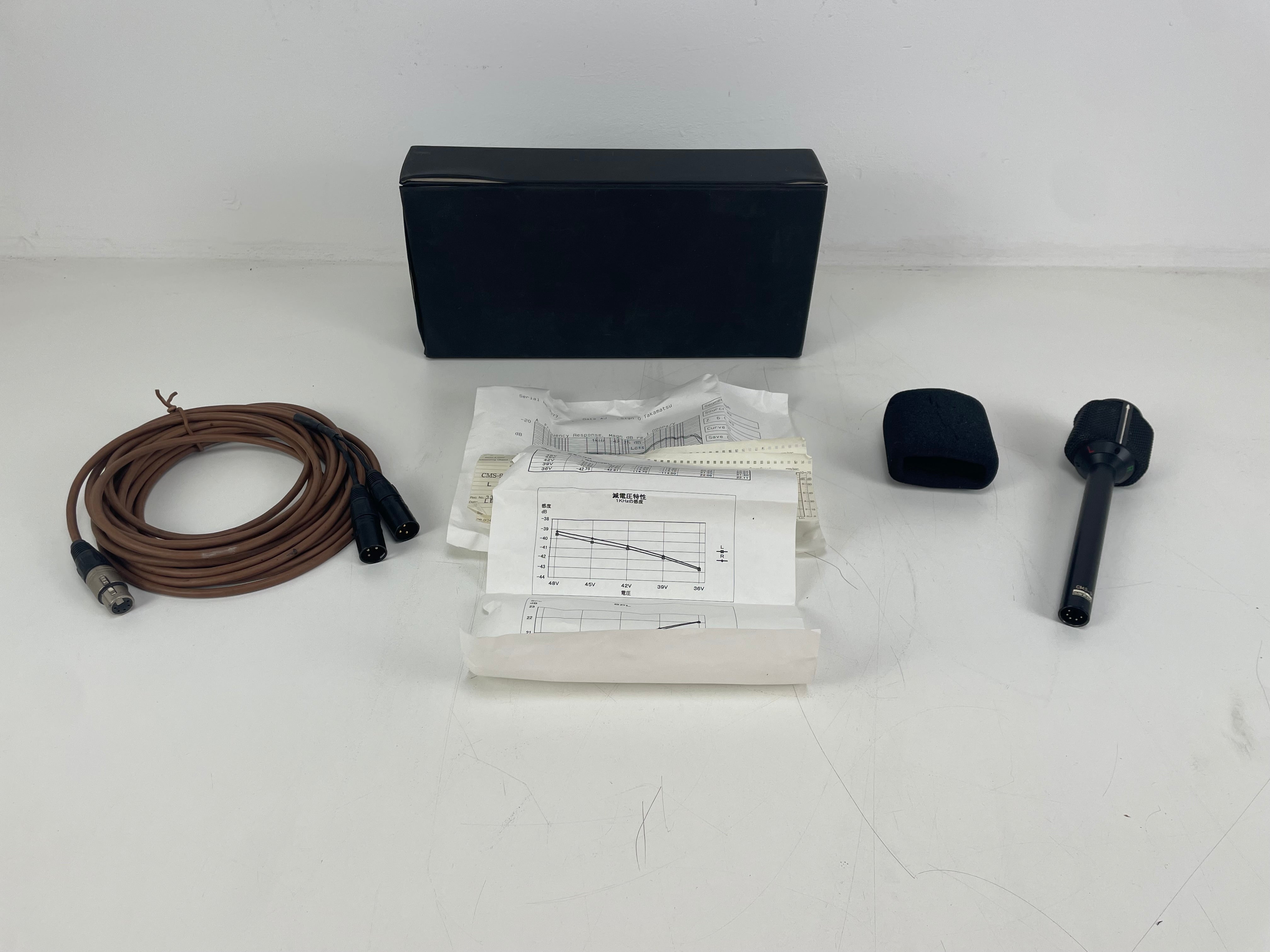 Sanken CMS-9 stereomicrofoon – zoals hij is – inclusief koffer en kabel