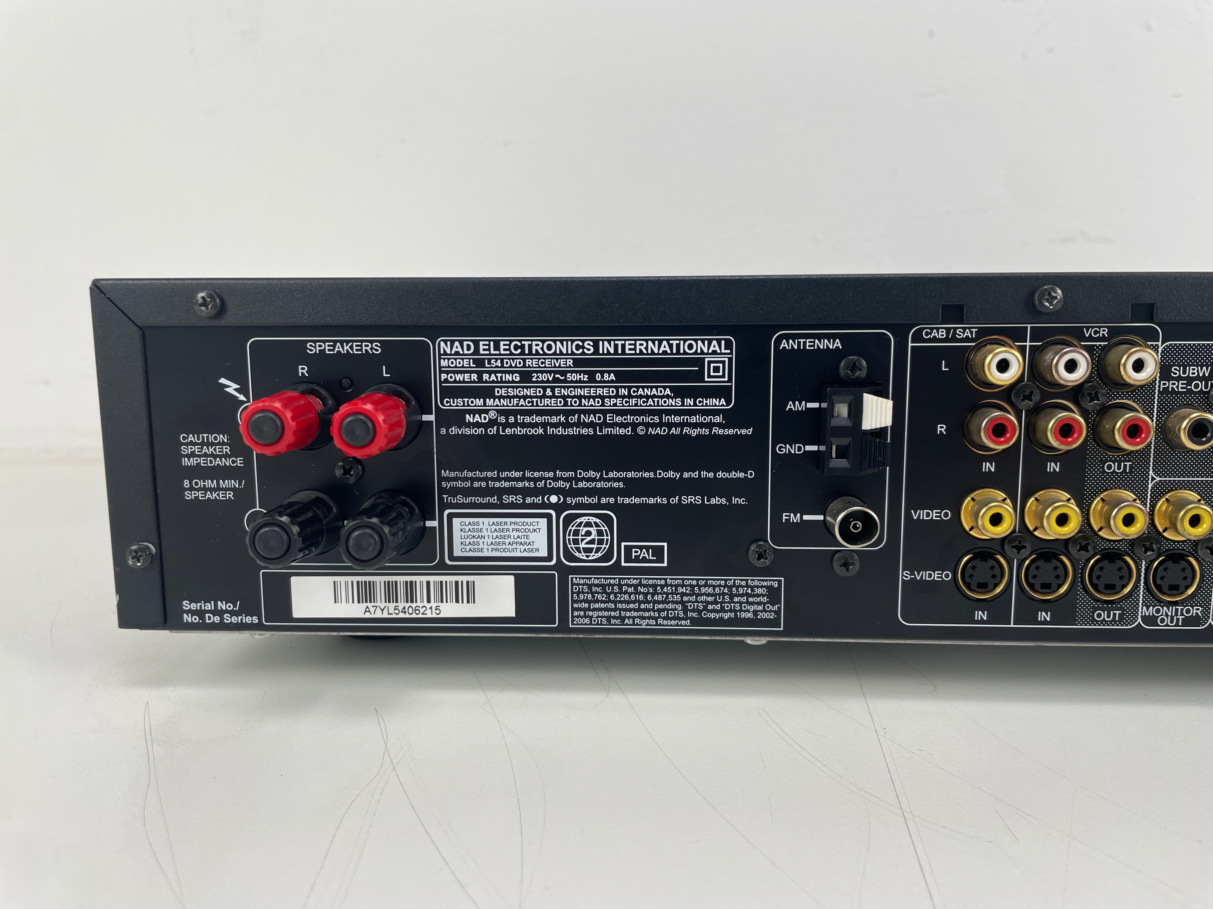 NAD - L54 - DVD Receiver - Serviced (Recapped/Repaired)