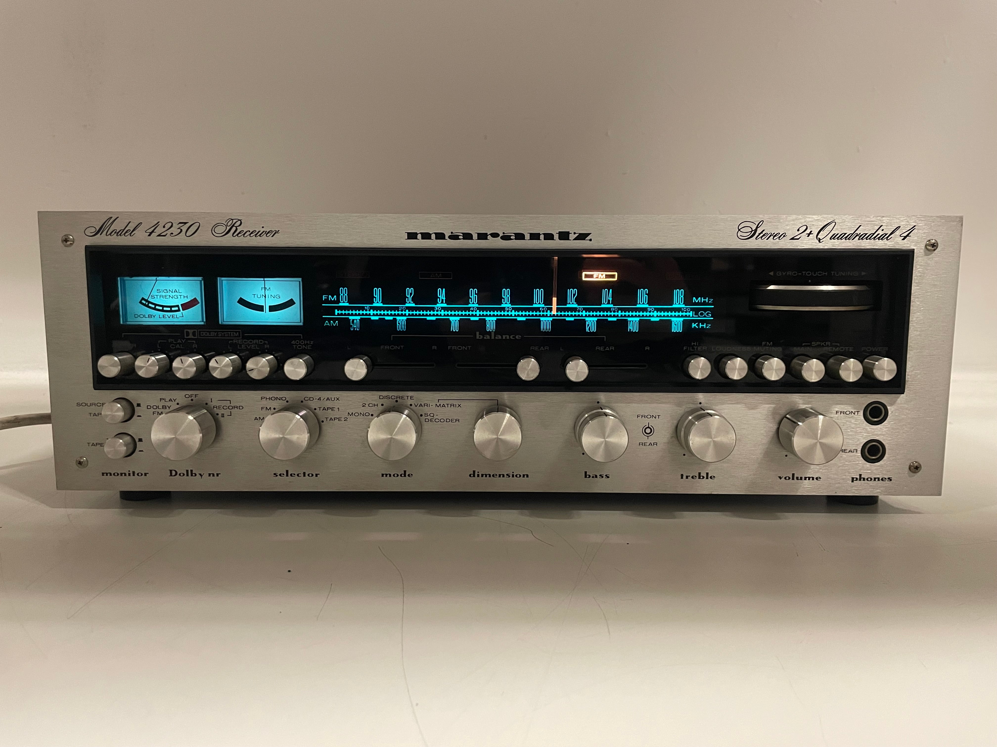 Marantz - 4230e - Stereo 2+ Quadradial 4 - Stereo Receiver - Fully Serviced