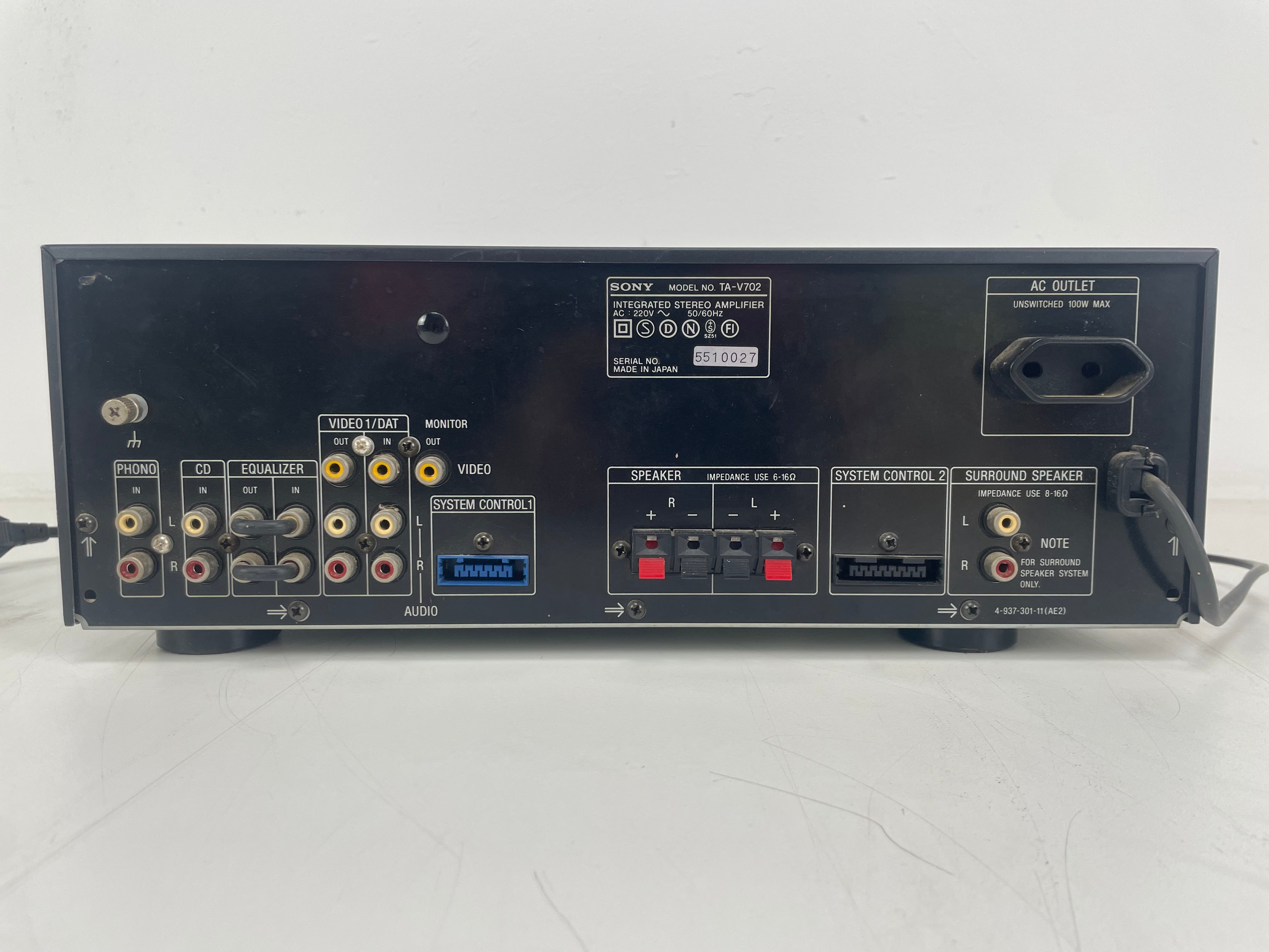 Sony - LBT-V702 - Integrated Stereo Amplifier