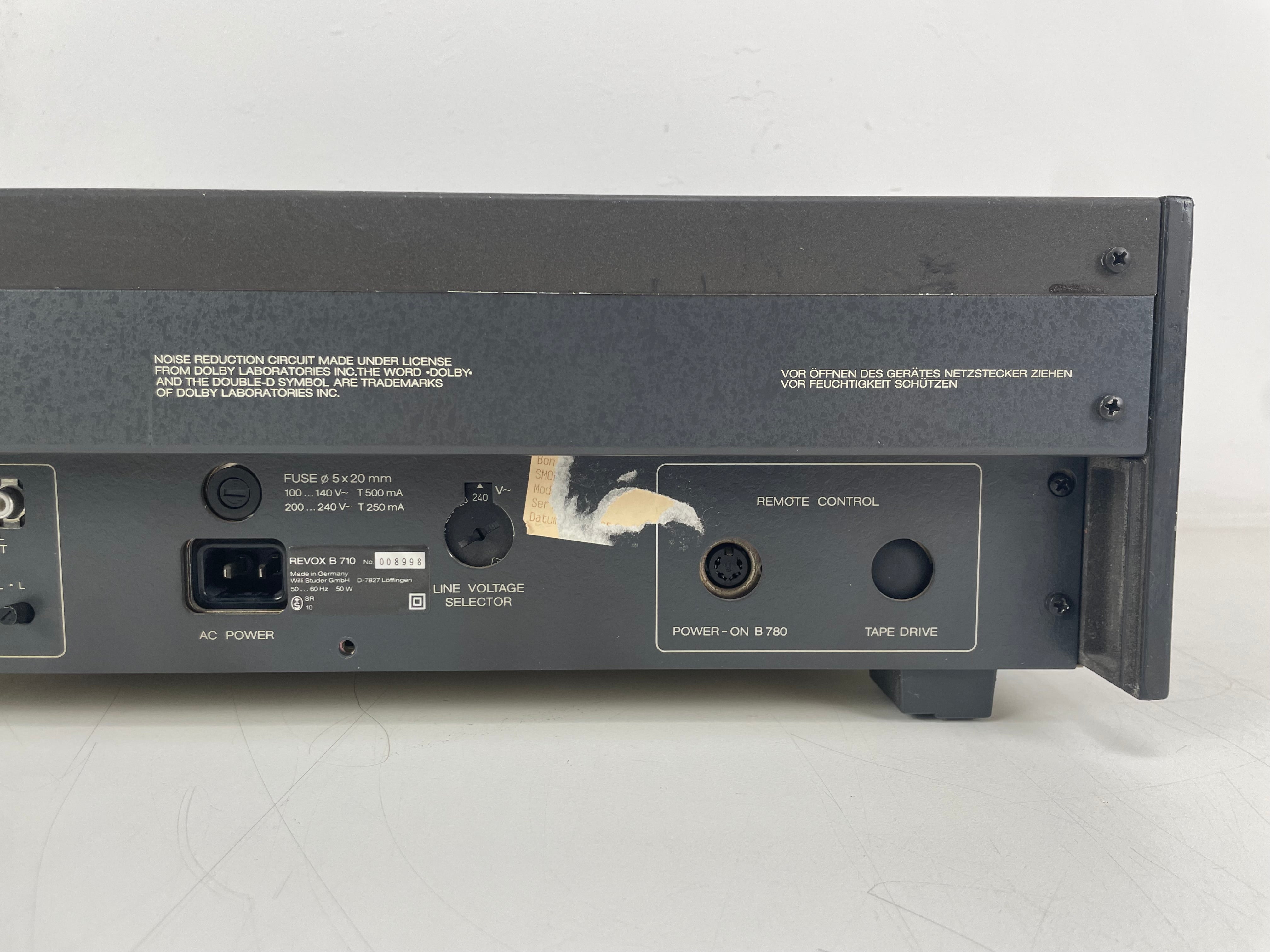 Revox (Studer) - B710 MKI-  Cassette Tape Deck