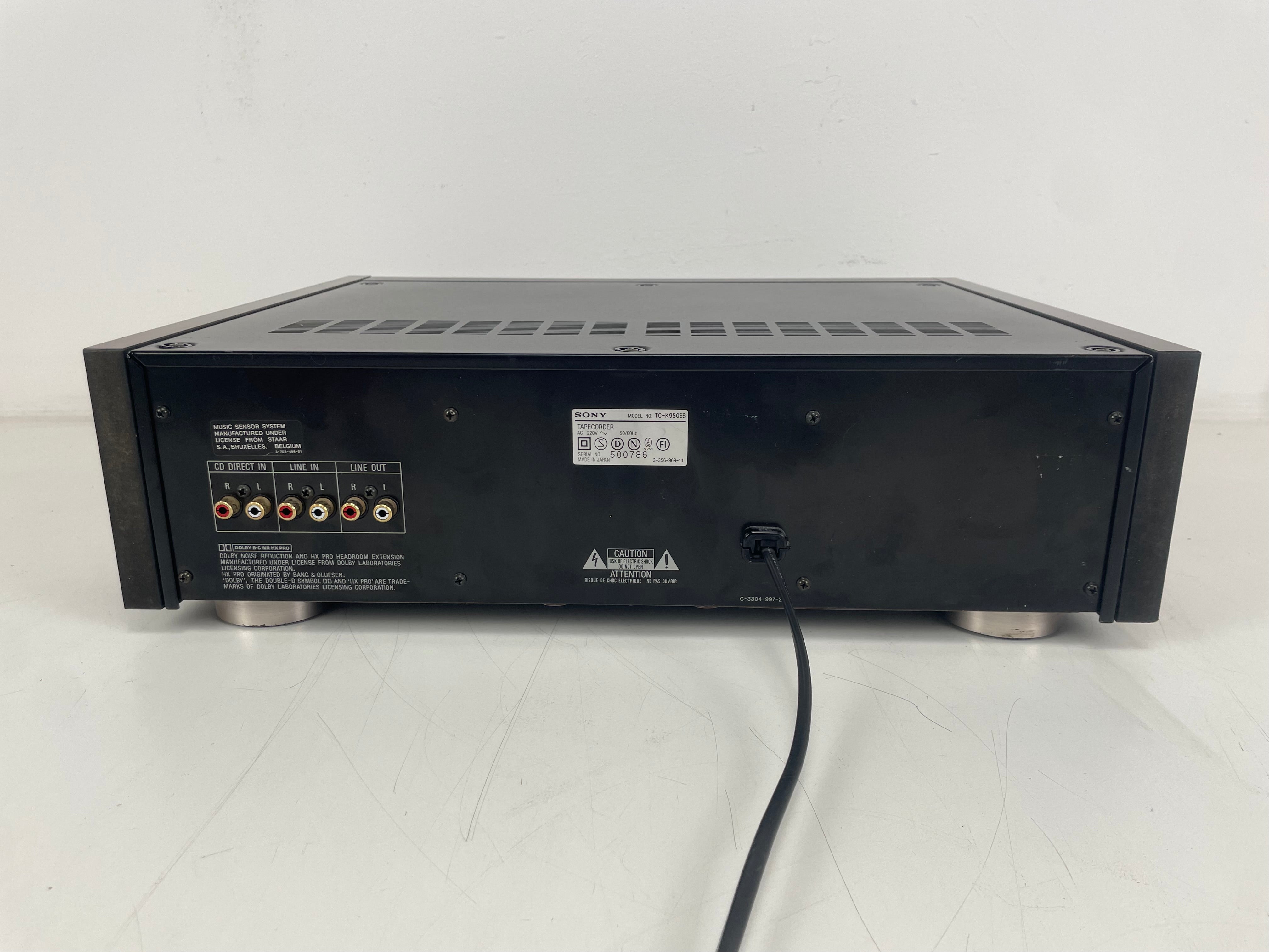 Sony - TC-K950ES - 3-Head - Stereo Cassette Deck - ES-Series - Serviced (Repaired)