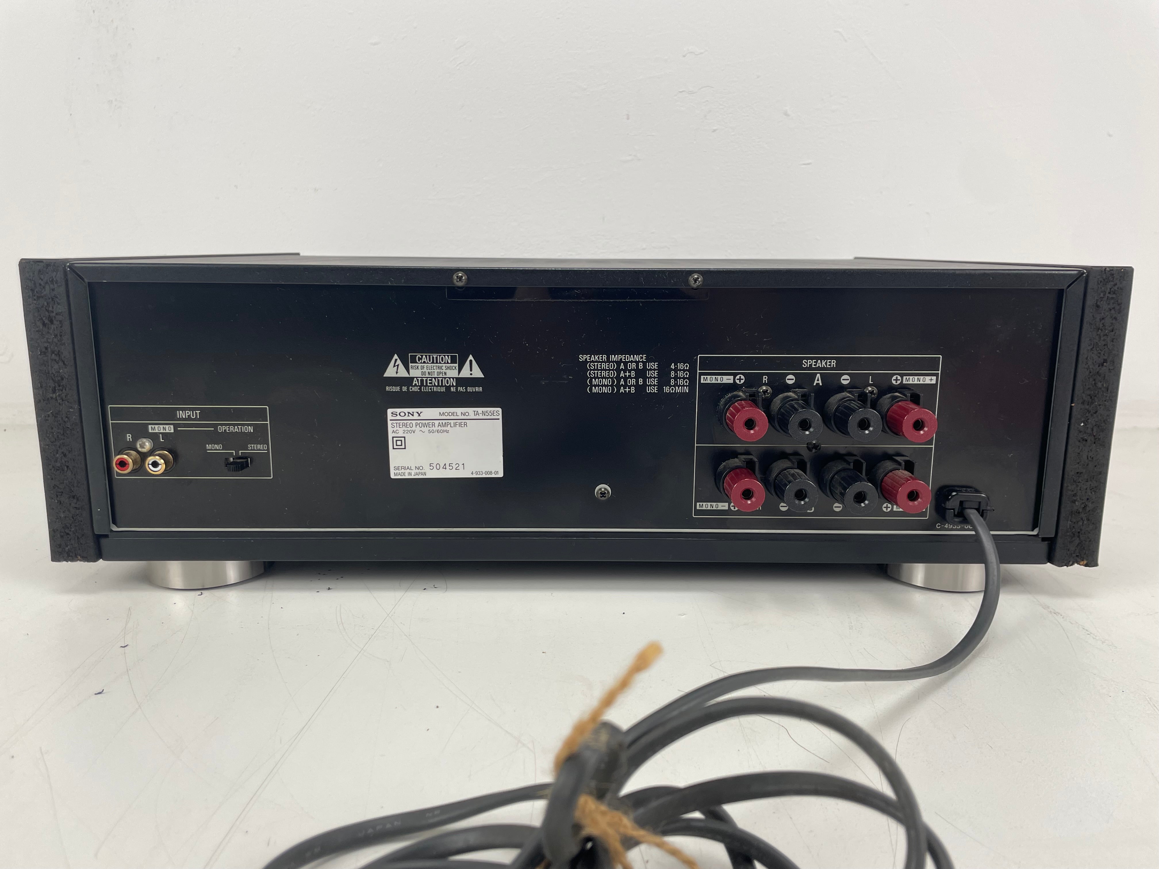 Sony - TA-N55ES - Stereo Power Amplifier - ES-Series