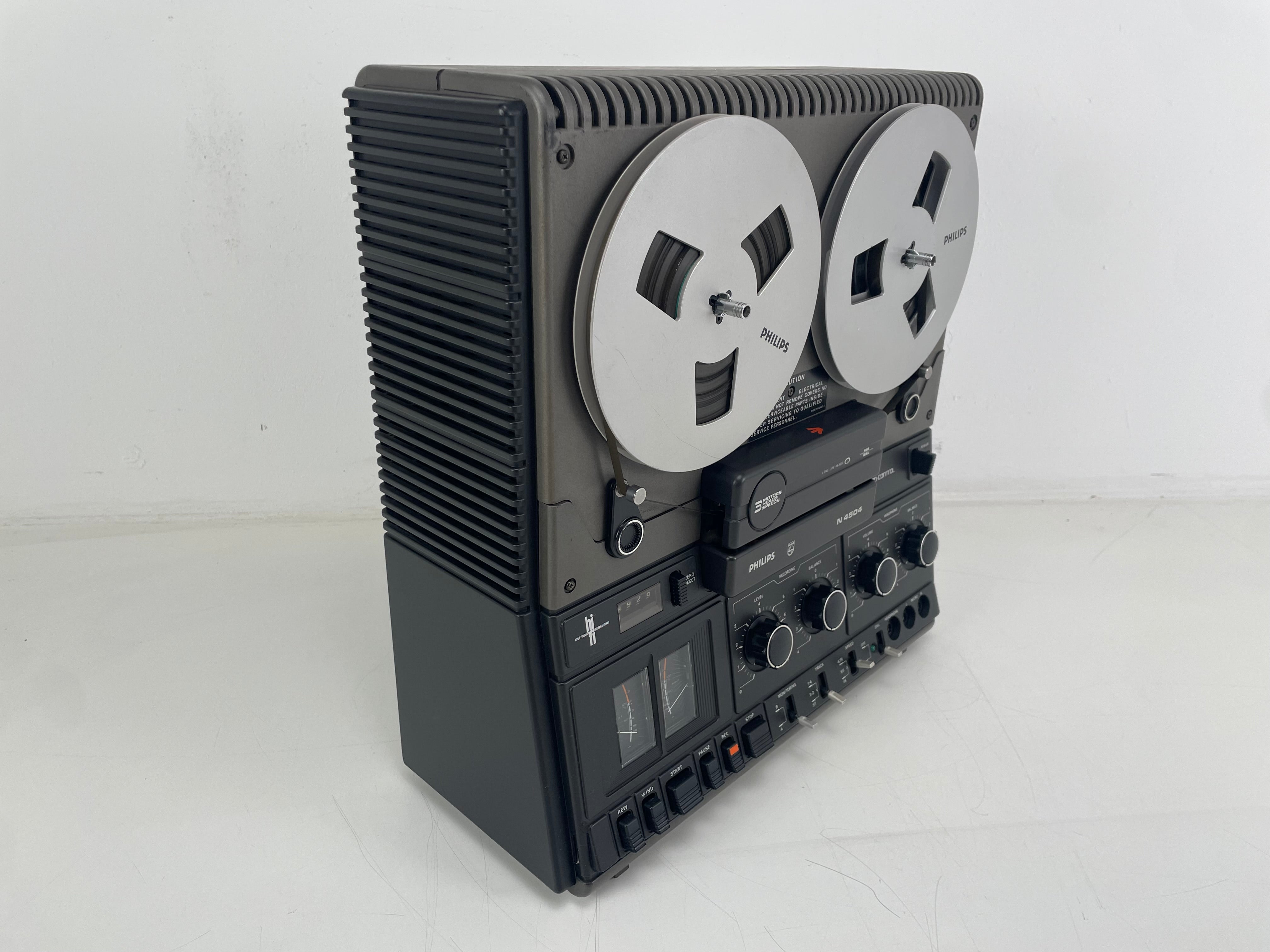 Philips - N4504 - 18CM Reel-to-Reel Deck - Serviced (New Belts)