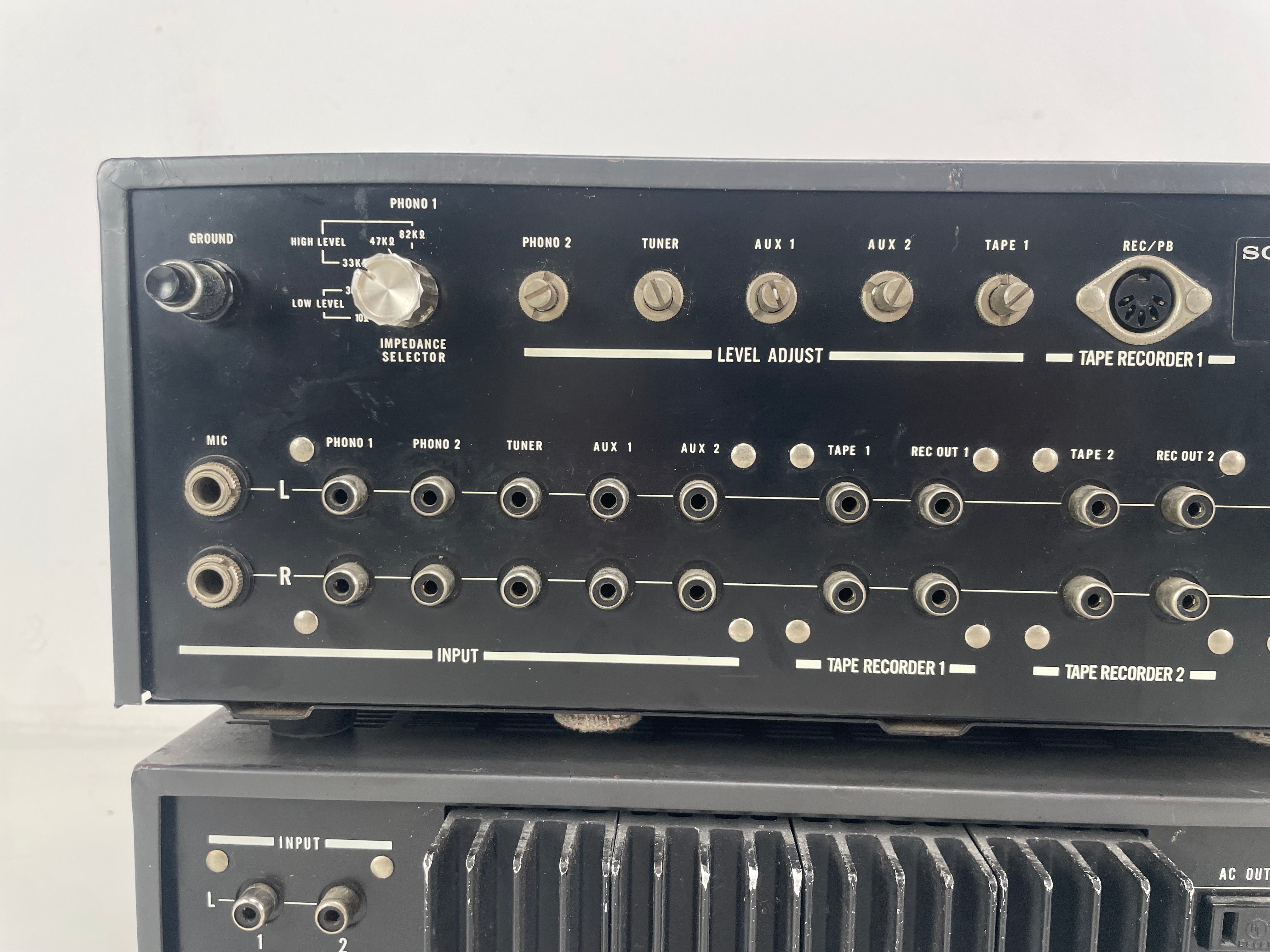 Sony - TA-2300F/TA-2000F - Pre/Power-Amplifier Set - Serviced (Cleaned)