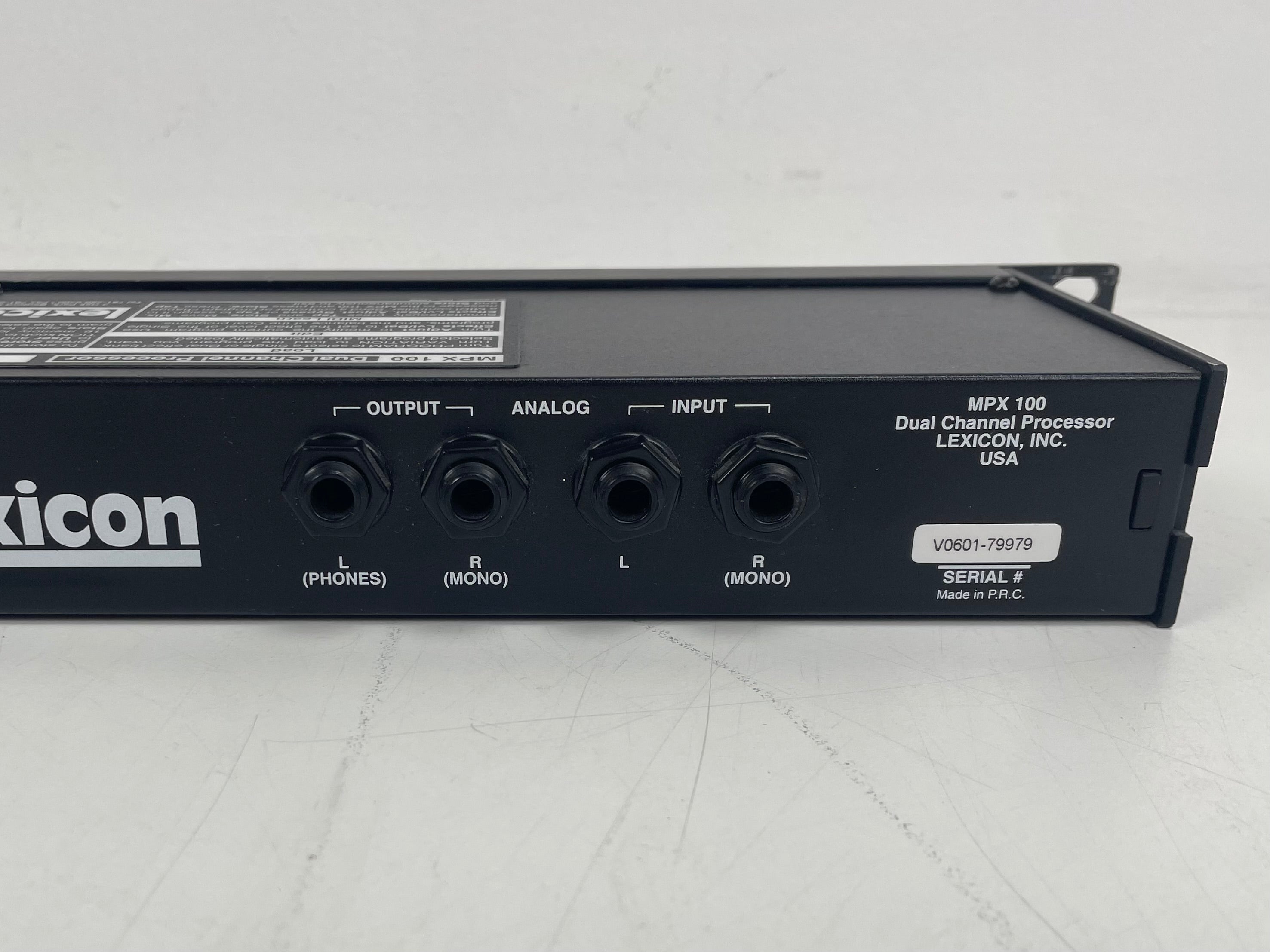 Lexicon MPX100 Effectprocessor – Zoals hij is