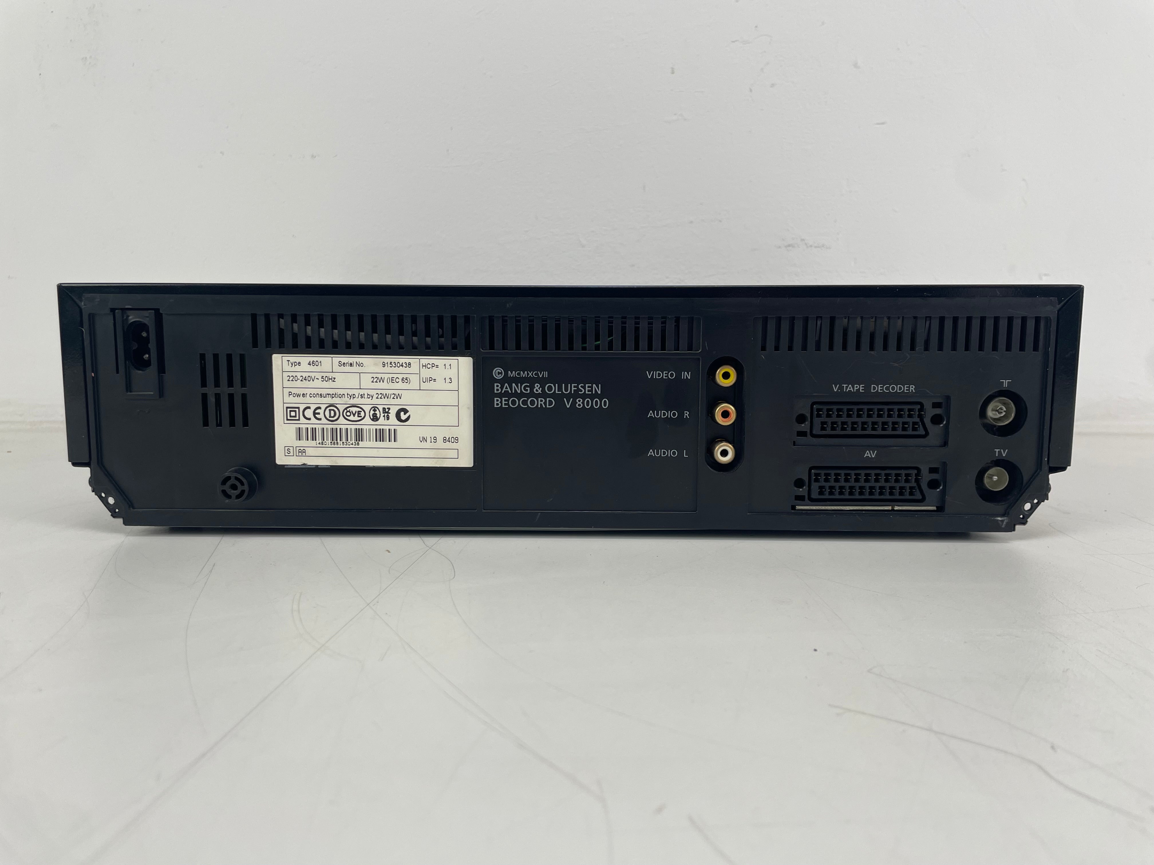 Bang & Olufsen - Beocord V8000 - VHS Player - Serviced (Recapped/Repaired)