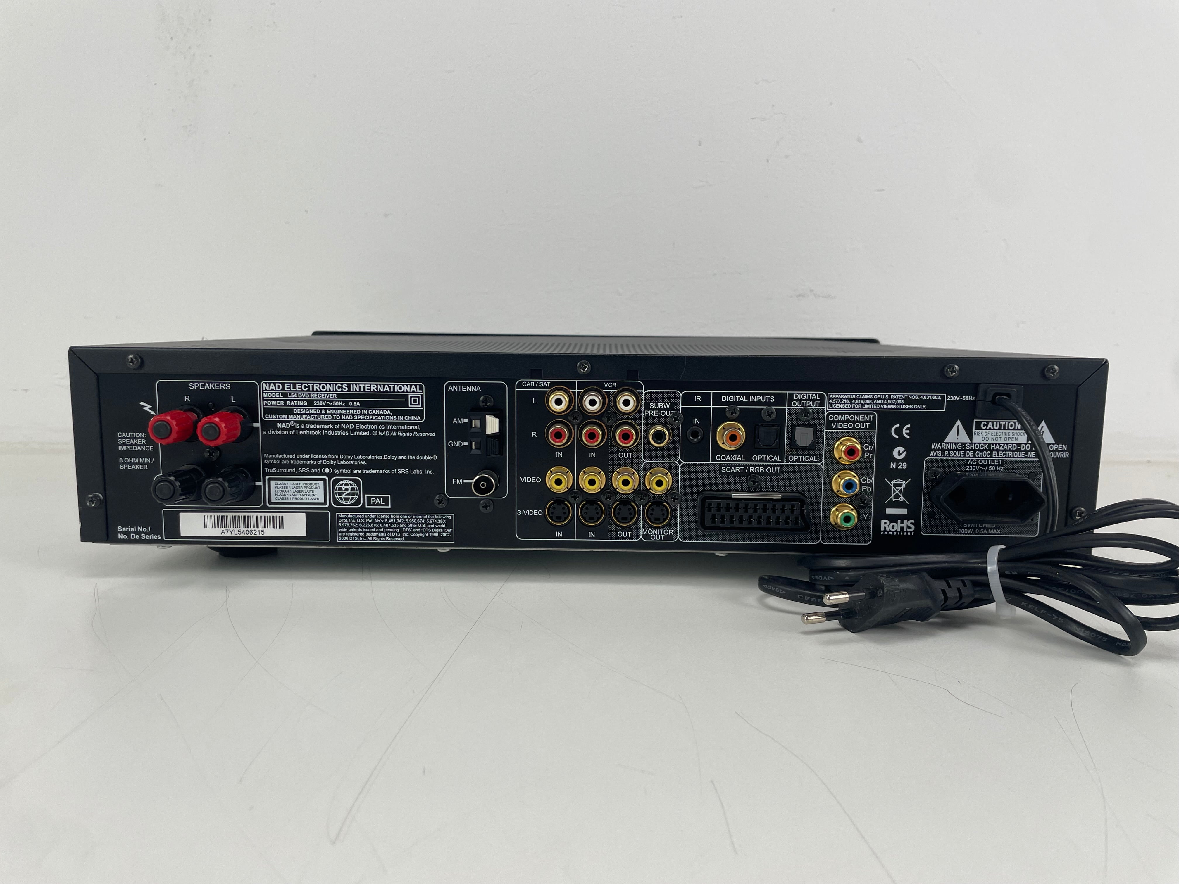 NAD - L54 - DVD Receiver - Serviced (Recapped/Repaired)