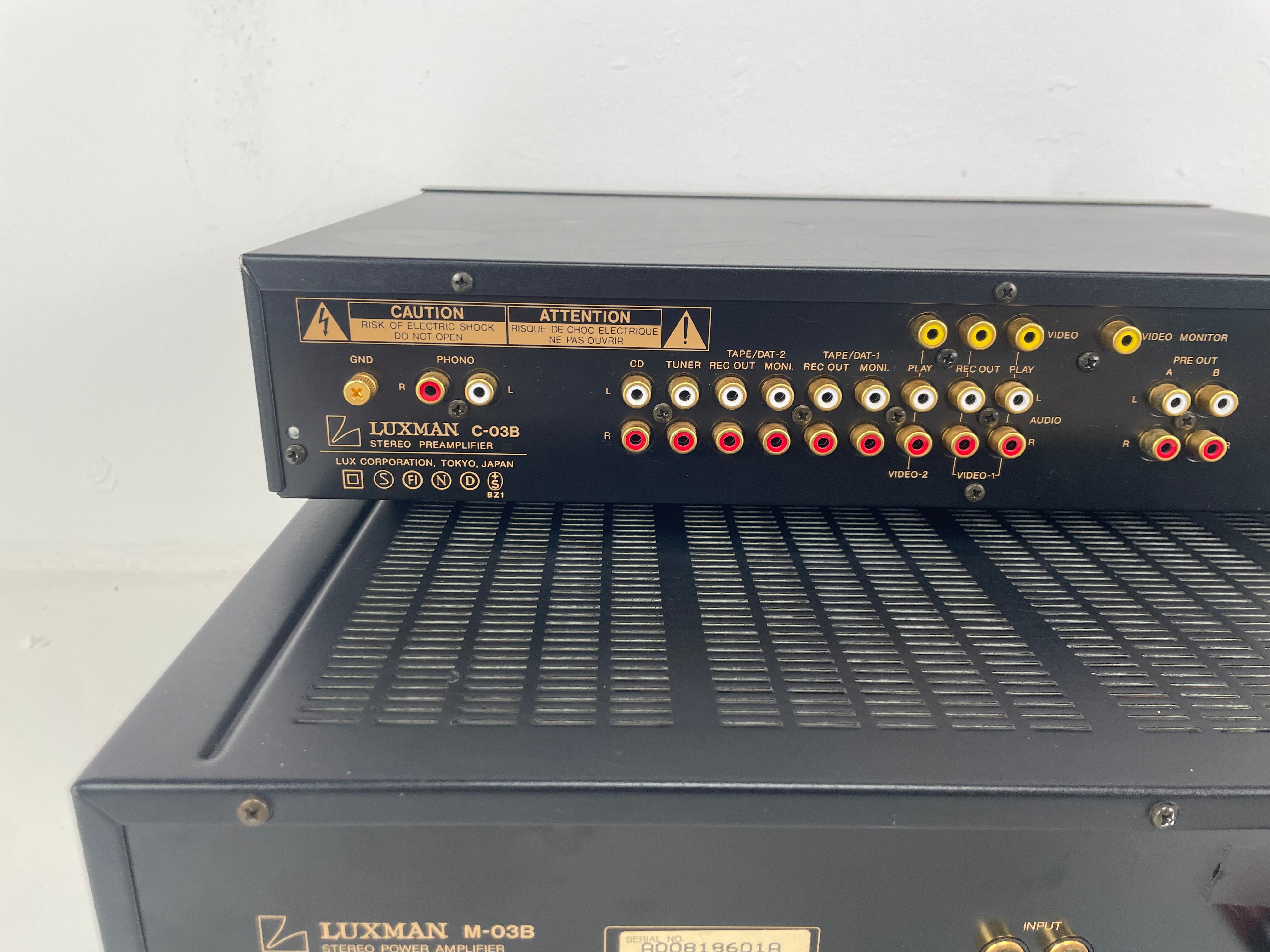 Luxman - M-03B & C-03B - Pre/Power-amp Set