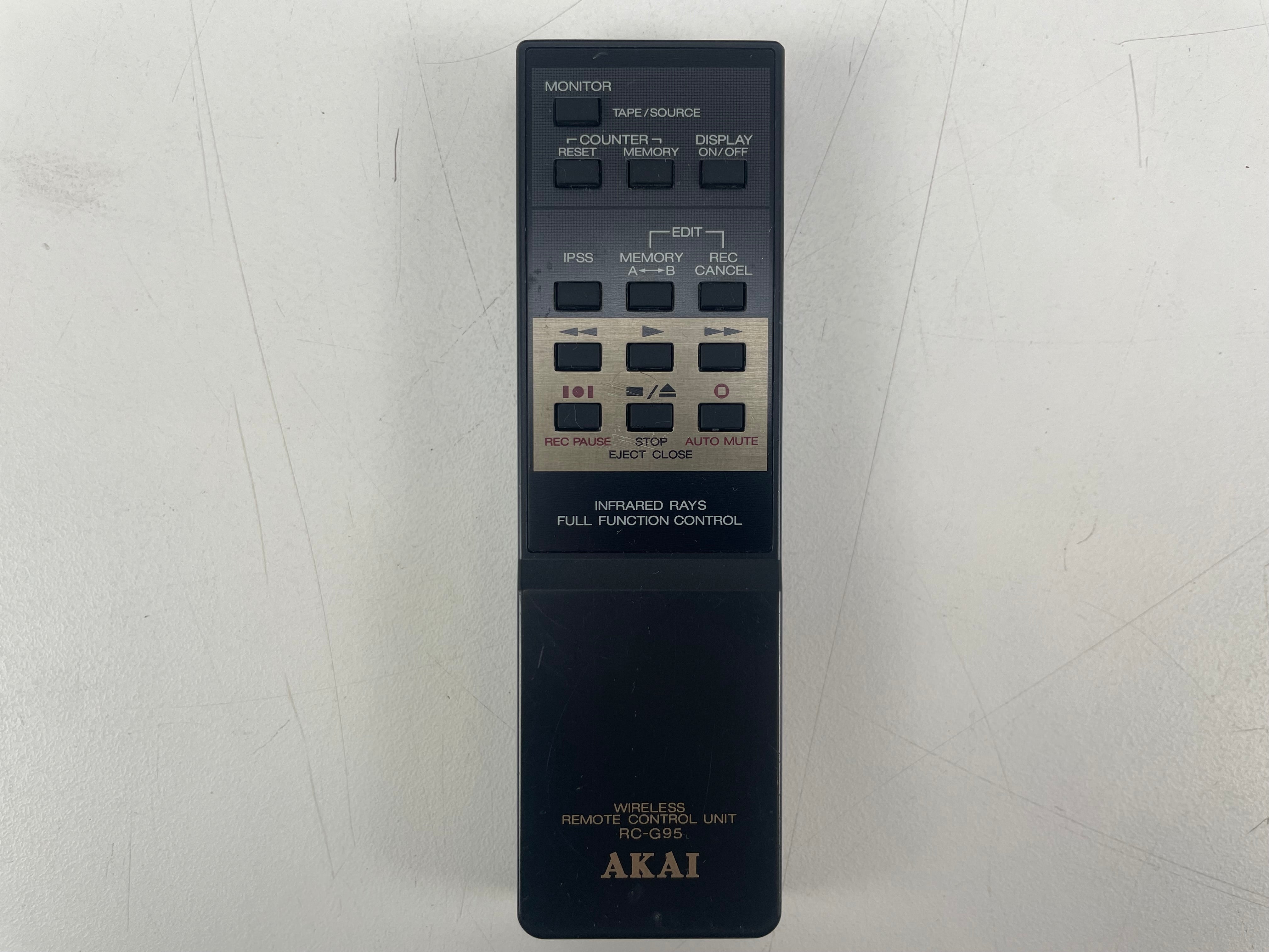 Akai - GX-95 - Cassette Deck - 3-Head - GX-Head - Inc. Remote - Measured