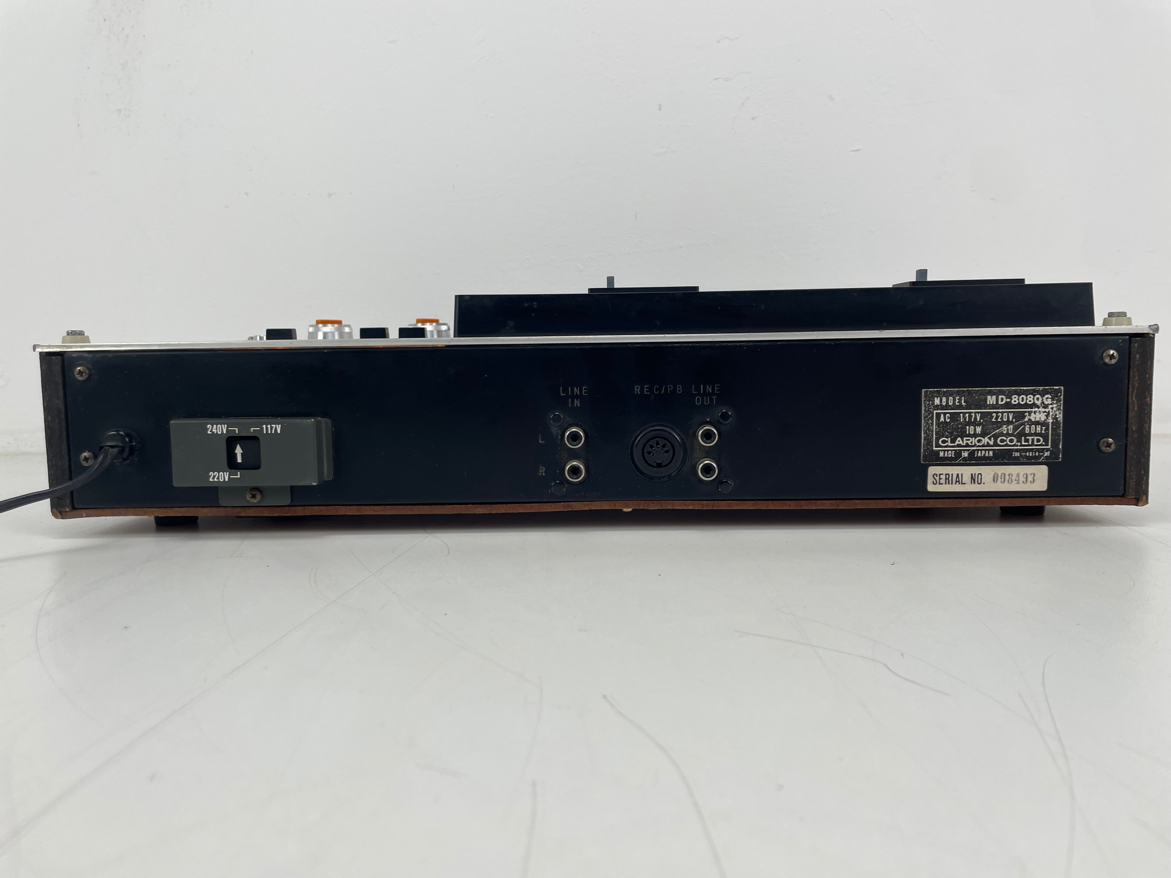 Clarion - MD-8080G - Double Cassette Deck - Cassette Duplicator