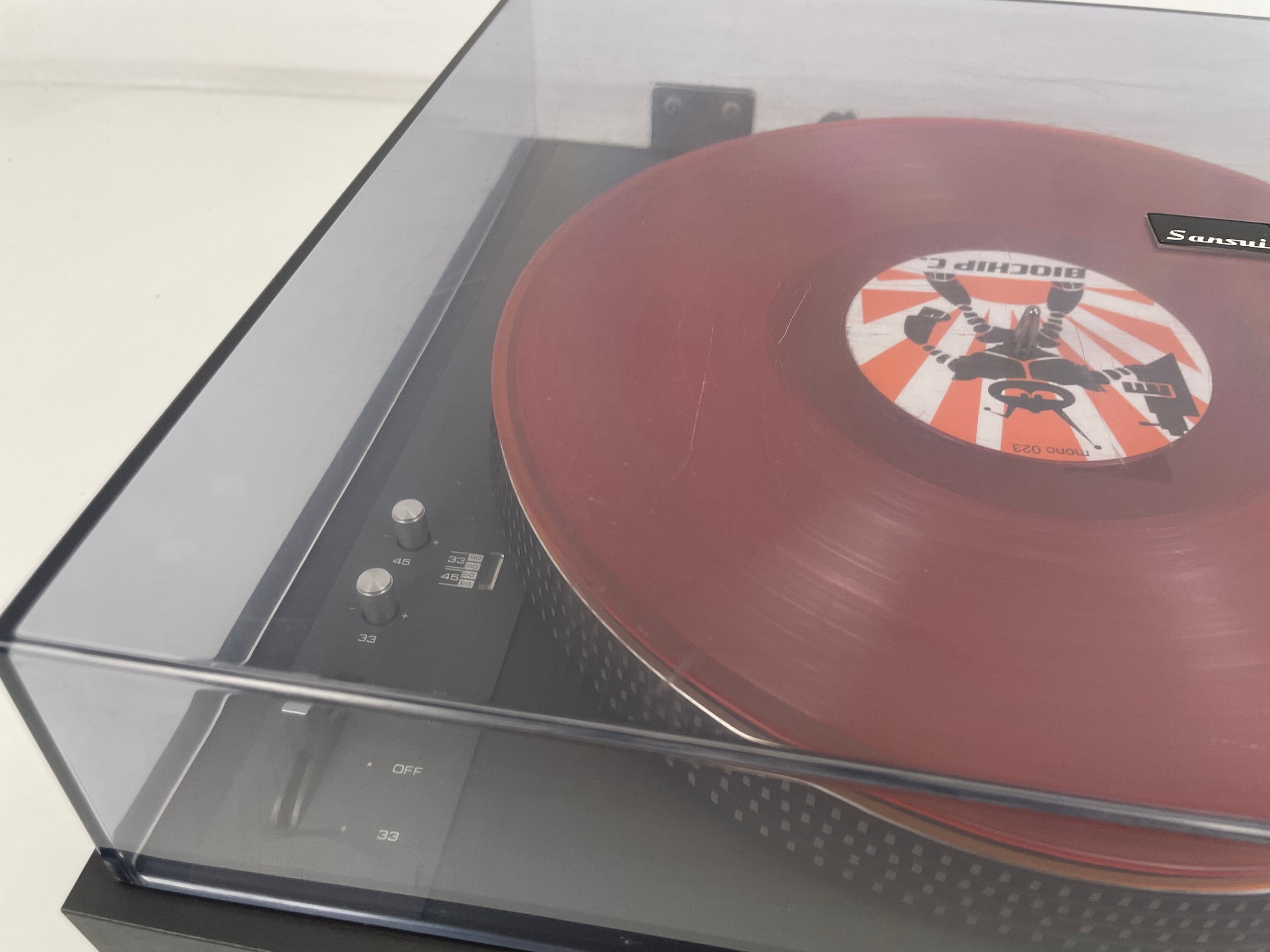 Sansui - SR-525 - Direct Drive Turntable - Shure M95ED Stylus