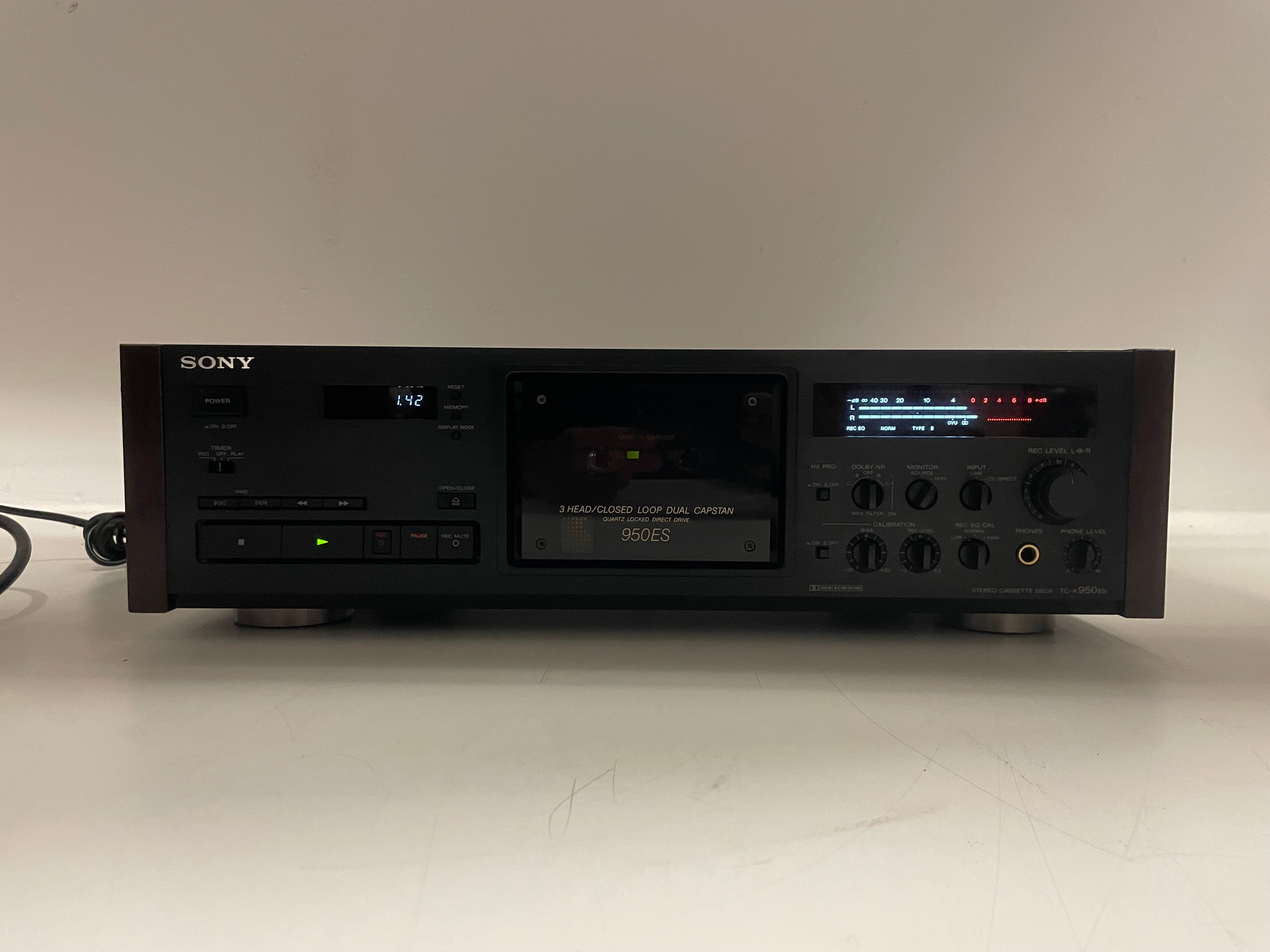 Sony - TC-K950ES - 3-Head - Stereo Cassette Deck - ES-Series - Serviced (Repaired)