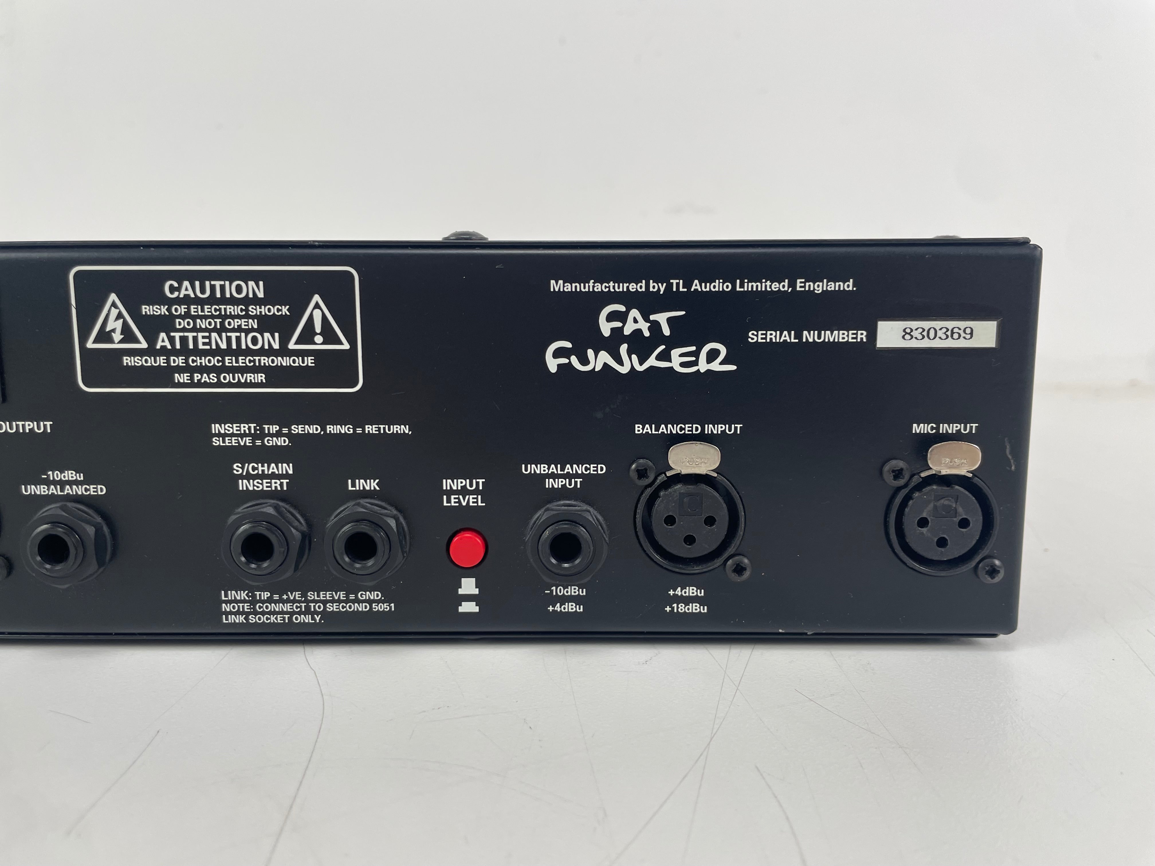 TL Audio - Fat Man - Fat Funker - Studio Processor