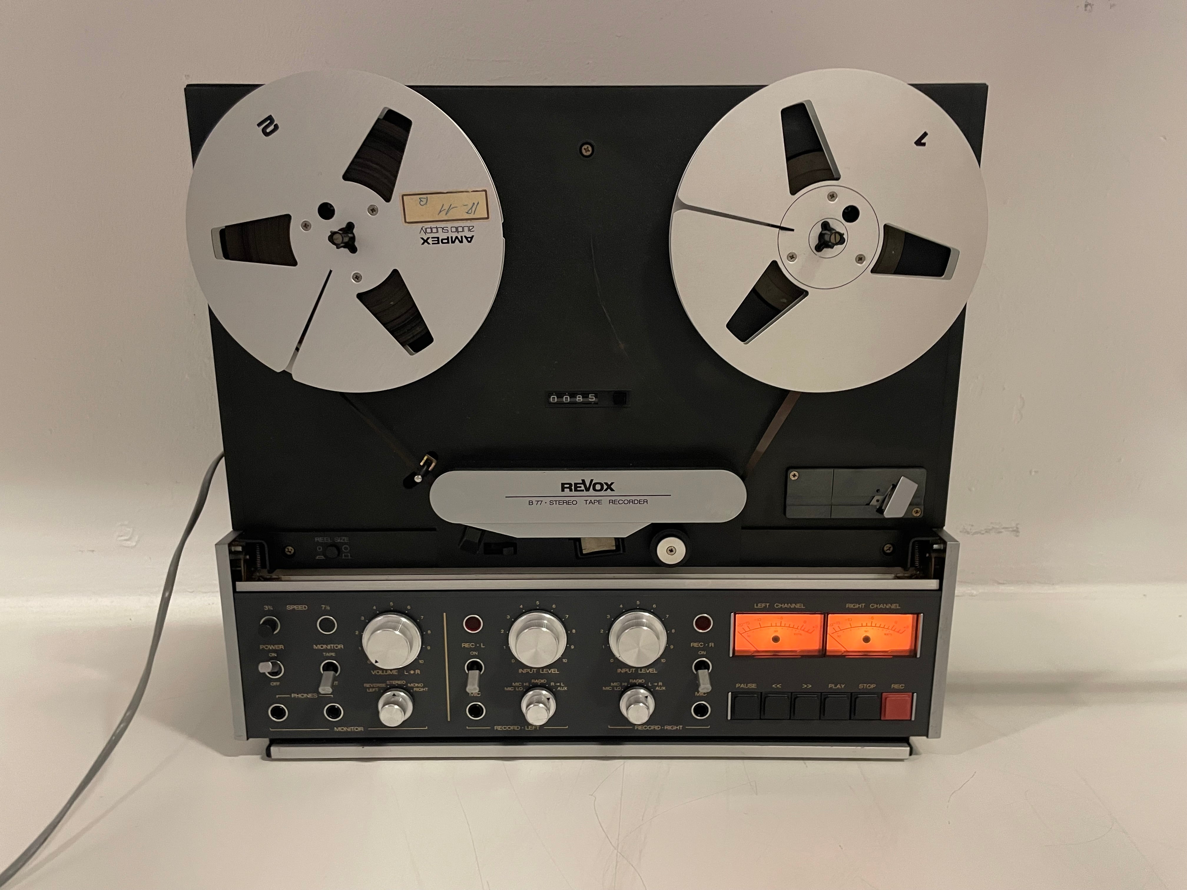 Revox - B77 MK 2 - 4-Track - Stereo Tape Recorder - Serviced (New Belts/Recapped)