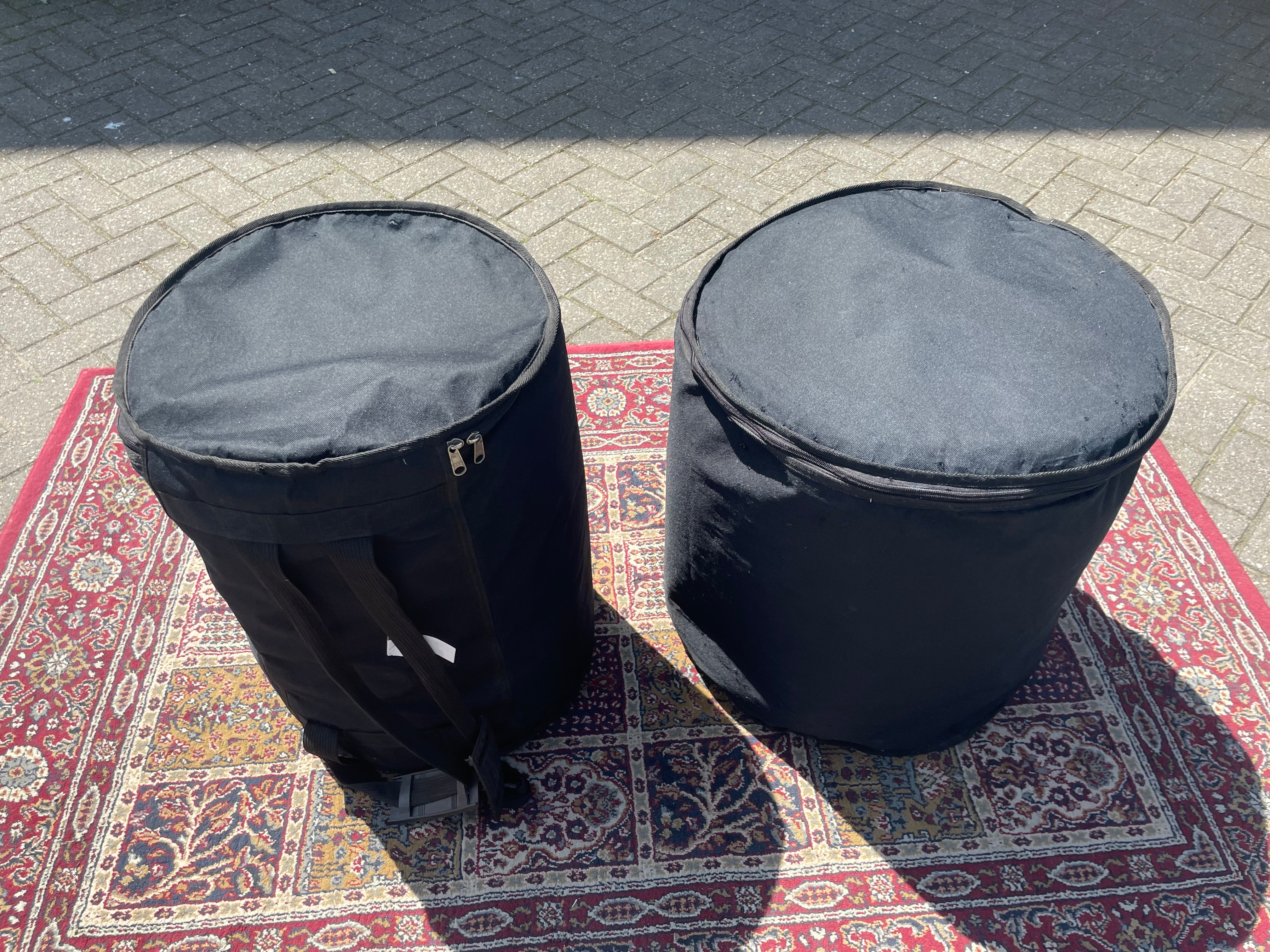Yamaha - Hipgig – Yellow Drum Kit – Vintage Rare Compact Drum Set - Inc. Cases