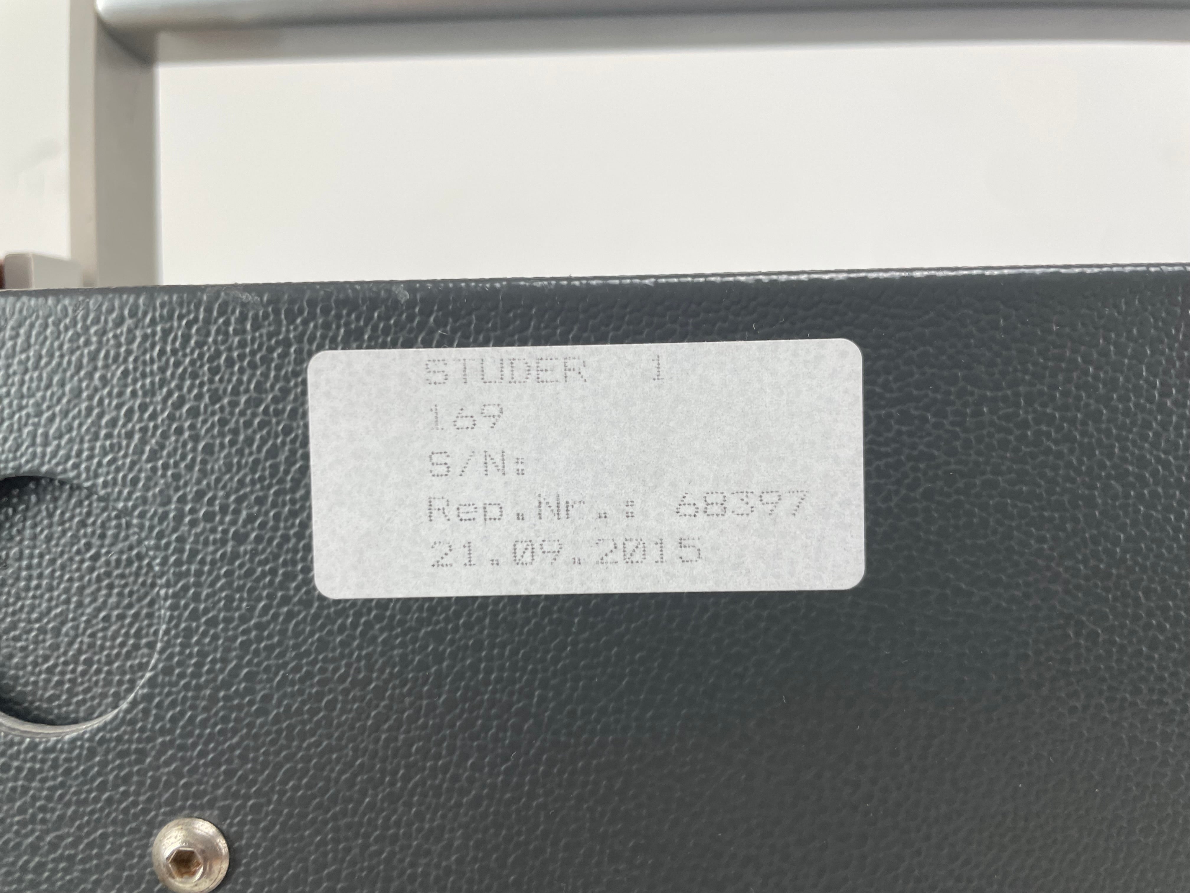 Studer - 169 - Studio Mixer - Inc. Manual/Spare-Parts/Breakout-Box - Serviced (Recapped)