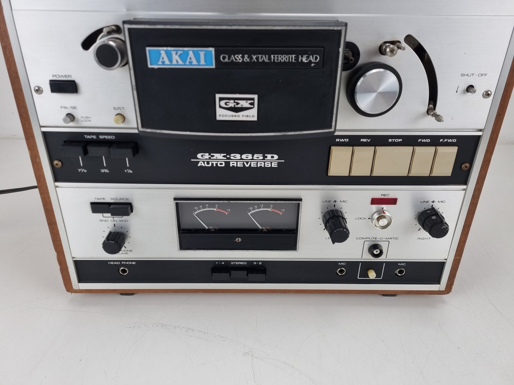 Akai GX-365D - Koppen gereinigd - Contacten hersteld - Werkt