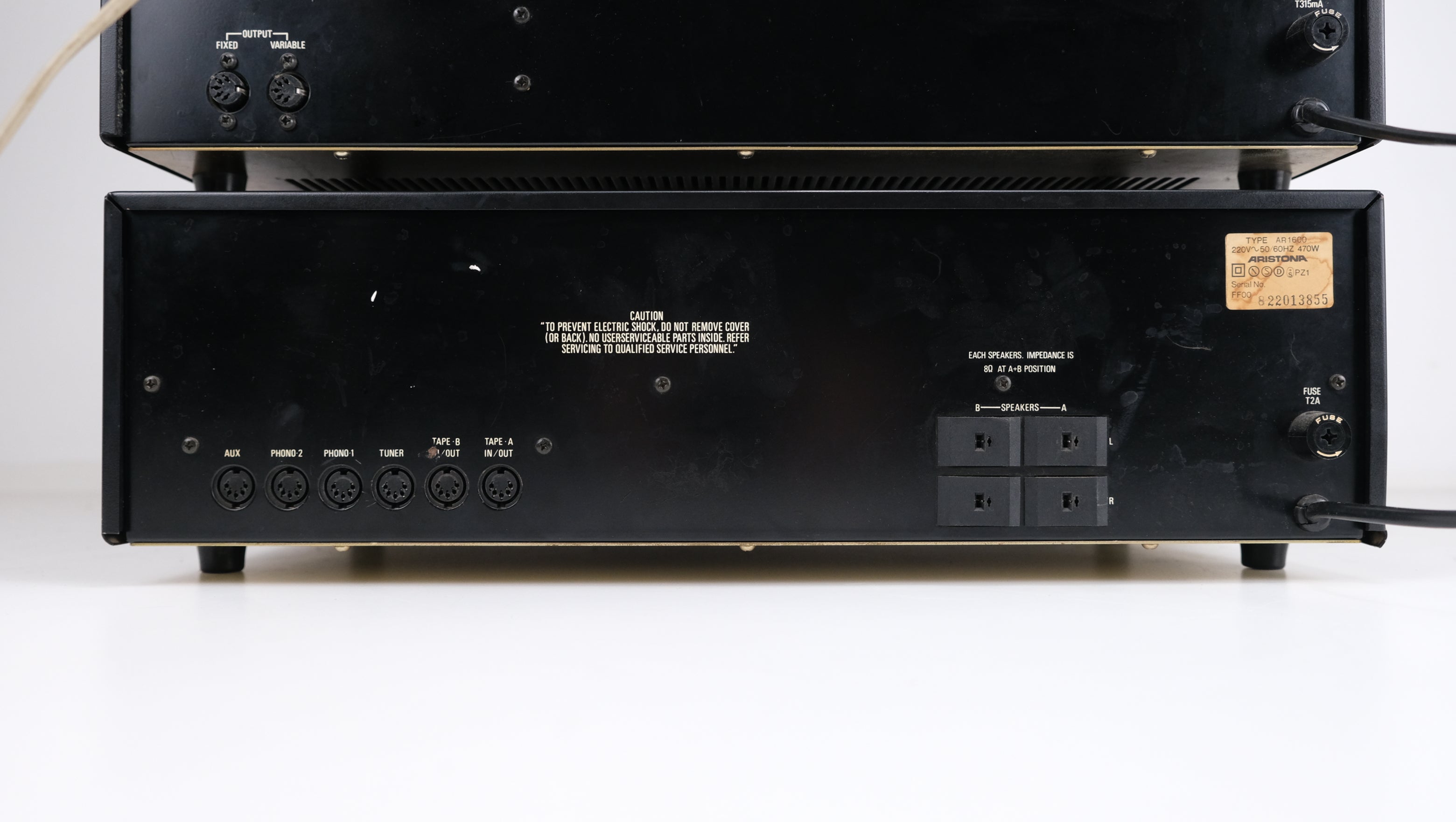 Aristona AR 1600 Stereo Amplifier - AR 2000 Stereo Tuner - EK 3543 Cassette Deck