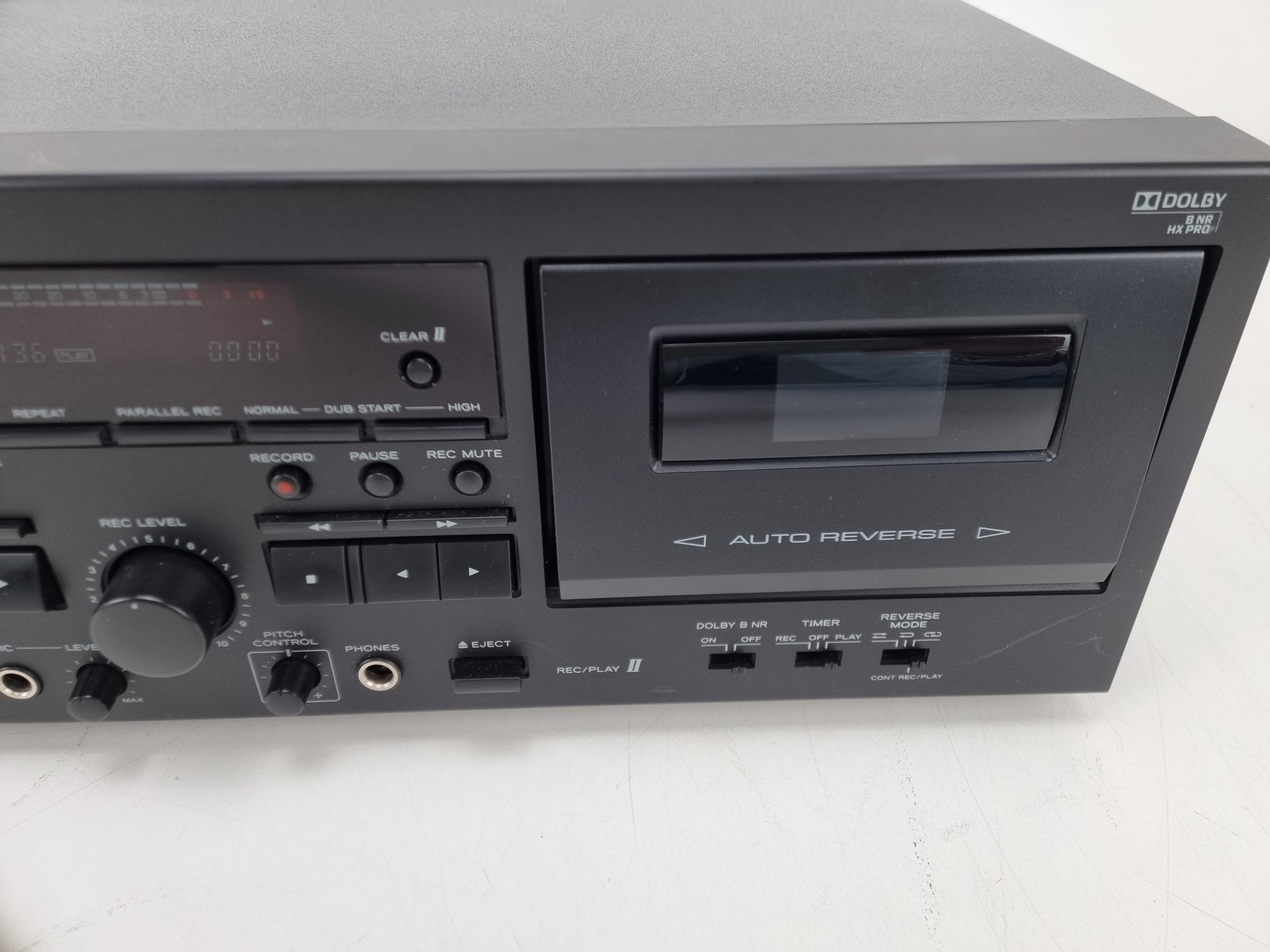 TEAC W-890R Dubbele cassettedeck met automatische omkeerfunctie - In zeer goede staat