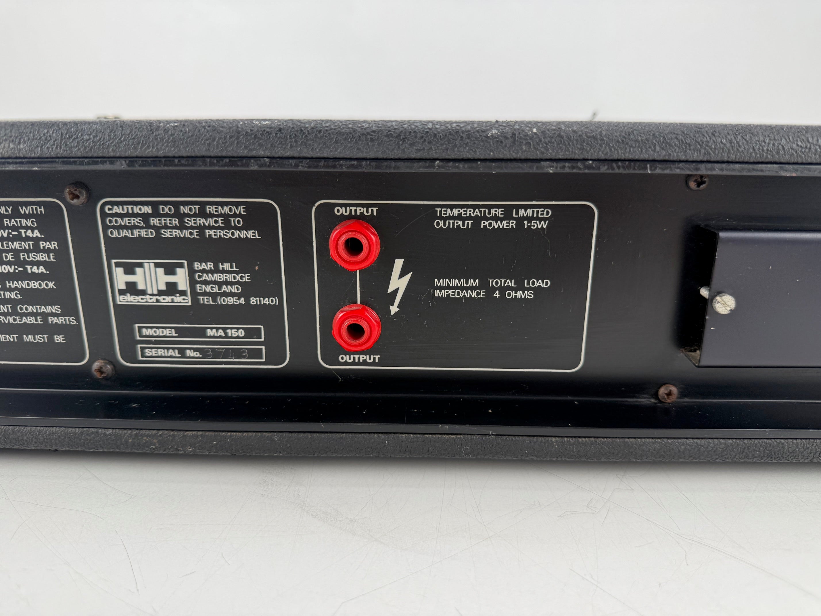 H&H MA150 5-kanaals mixerversterker met ingebouwde veergalm