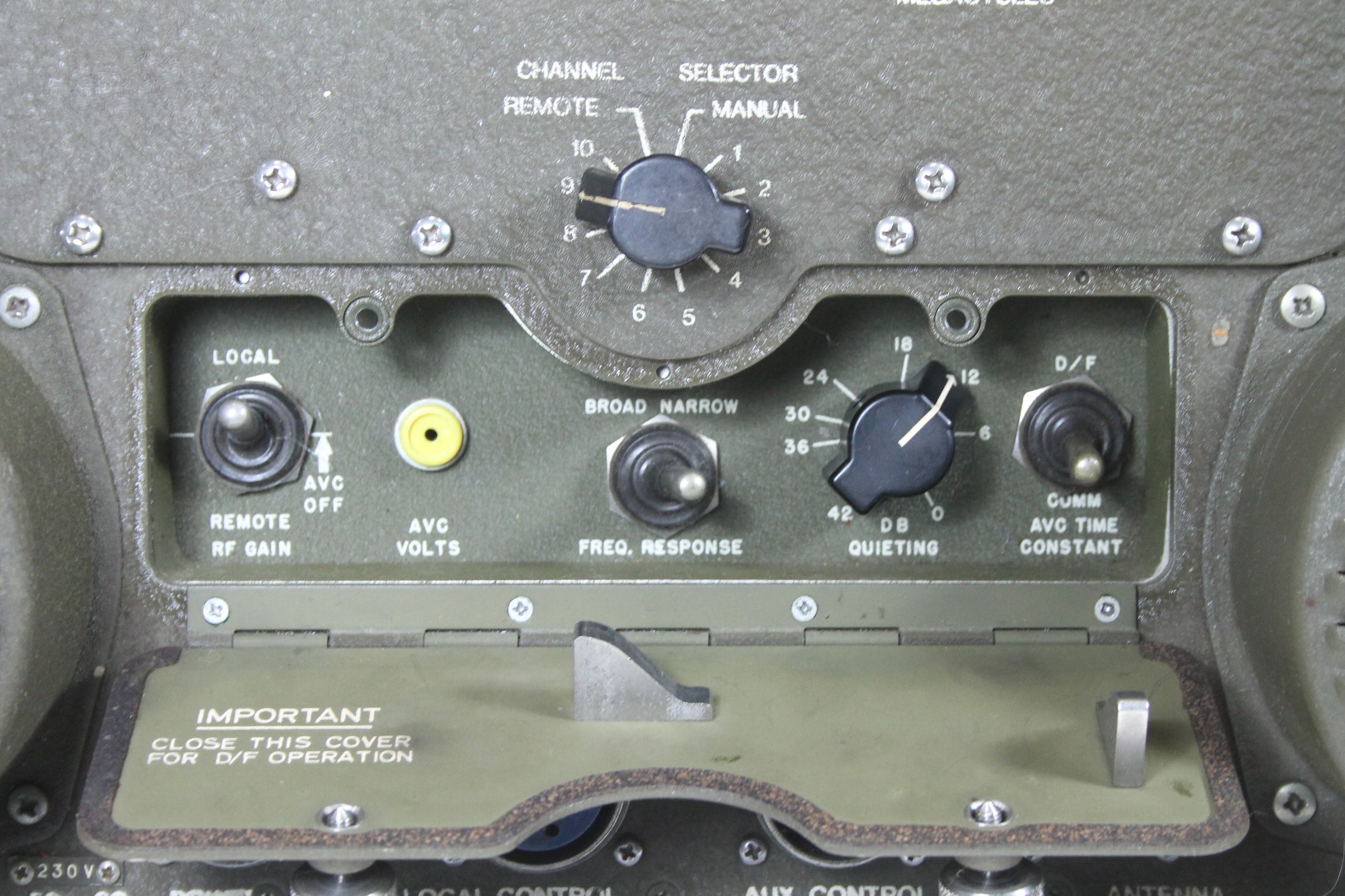 Collins Radio Company US Army R-278B/GR luchthavenradio-ontvanger