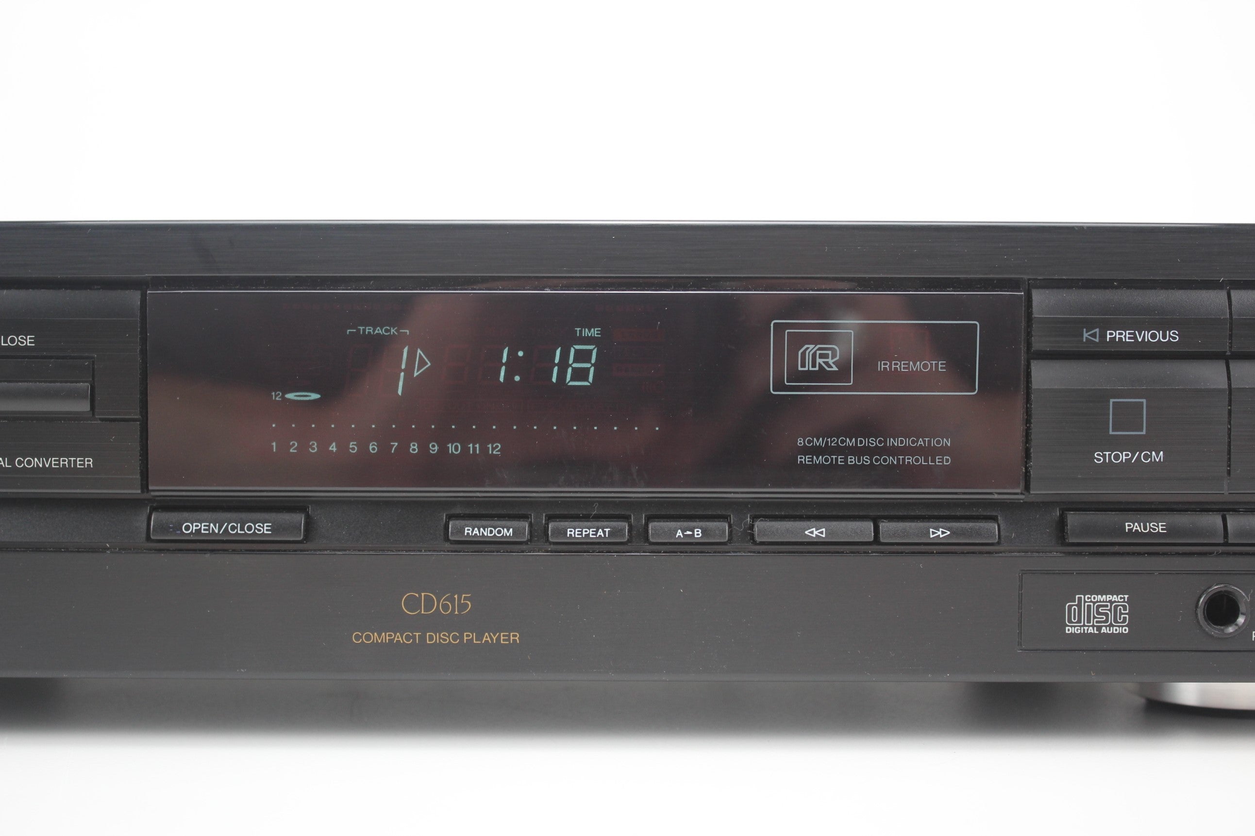 Philips CD615 compact disc - Werkend (lees de beschrijving)