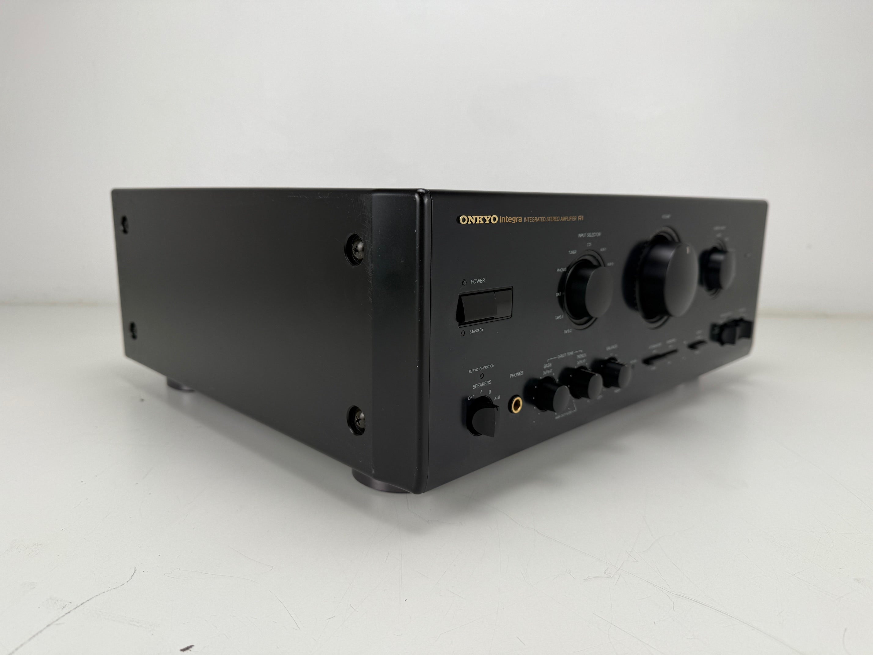 Onkyo A-8850 geïntegreerde stereo versterker - 80 watt bij 8 ohm