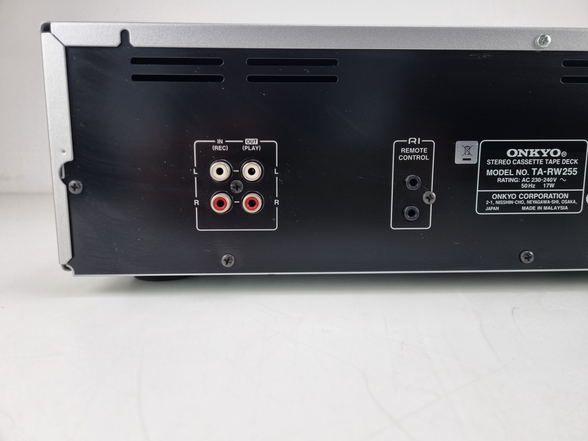 Onkyo TA-RW255 Stereo double Cassette Tape Deck - Great condition