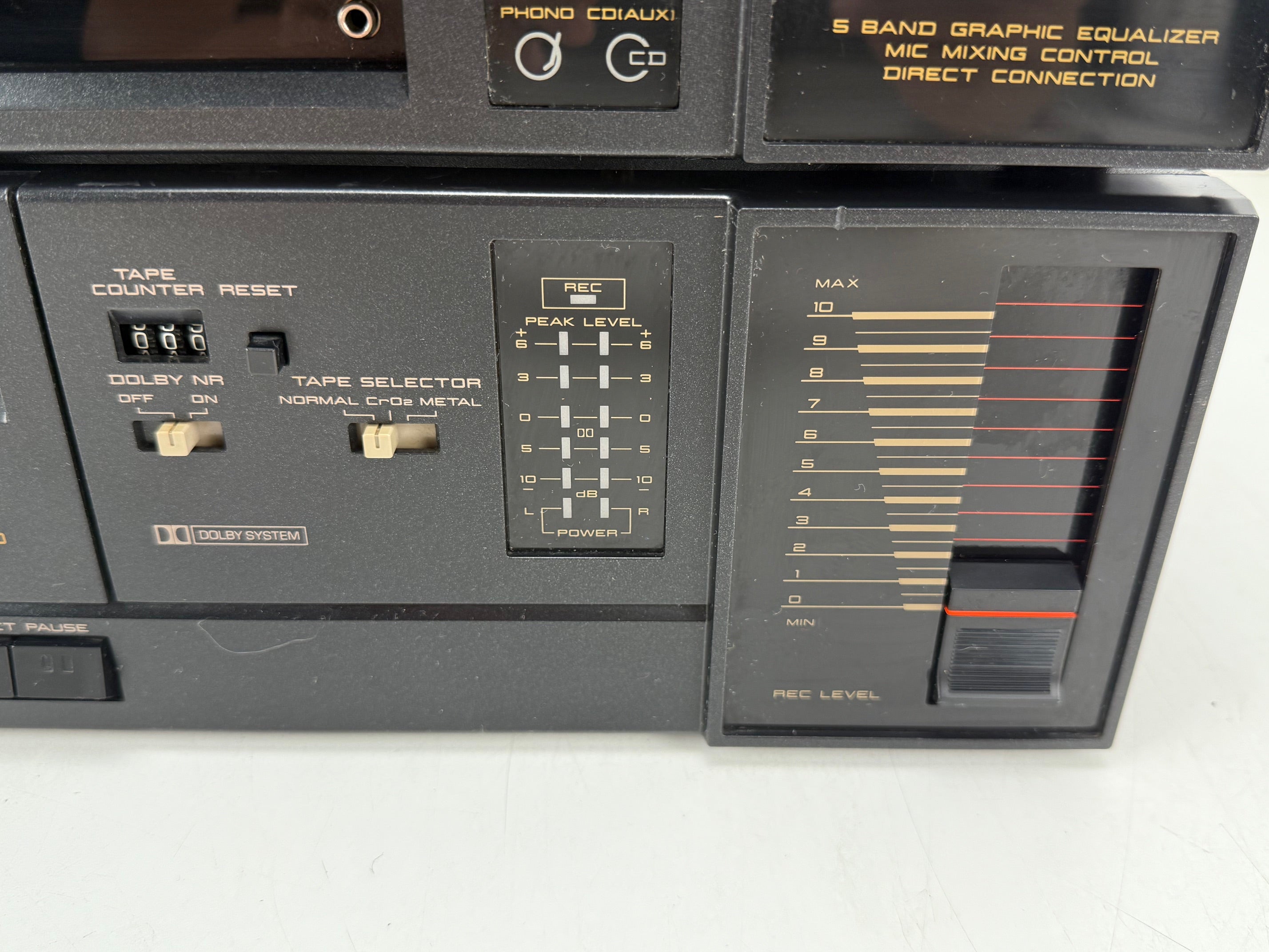 Akai AA-M8L tunerversterker / HX-M10 stereo cassettedeck set - Nieuwe riemen