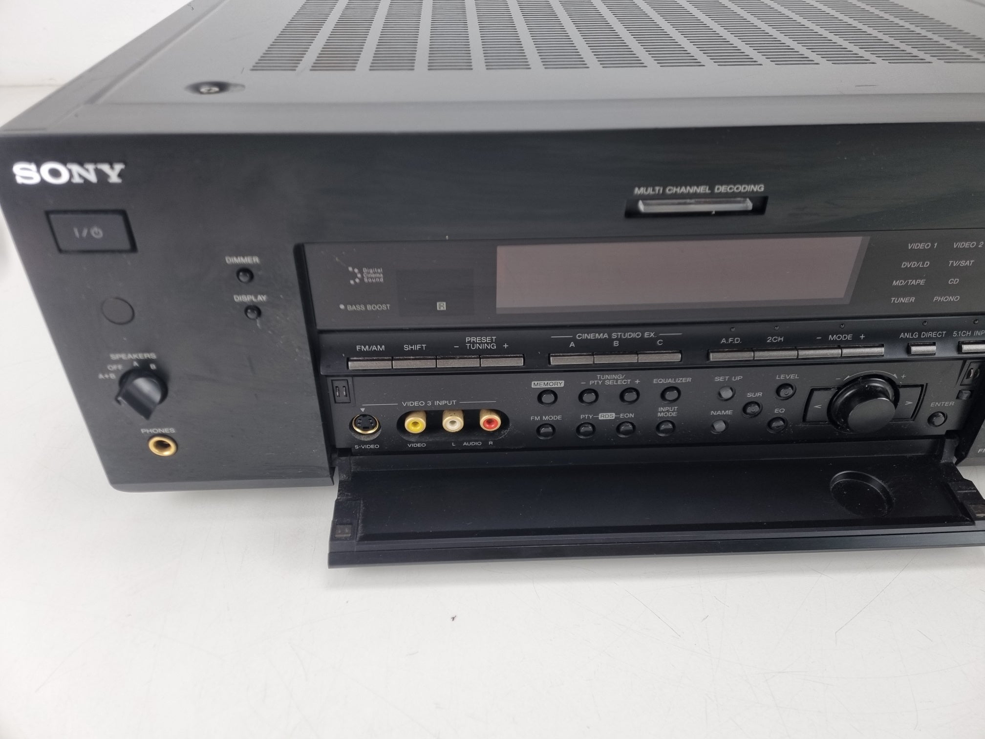 Sony STR-DB840 - FM-stereo/FM-AM-ontvanger - Werkt naar behoren - Coaxiale ingang is beschadigd