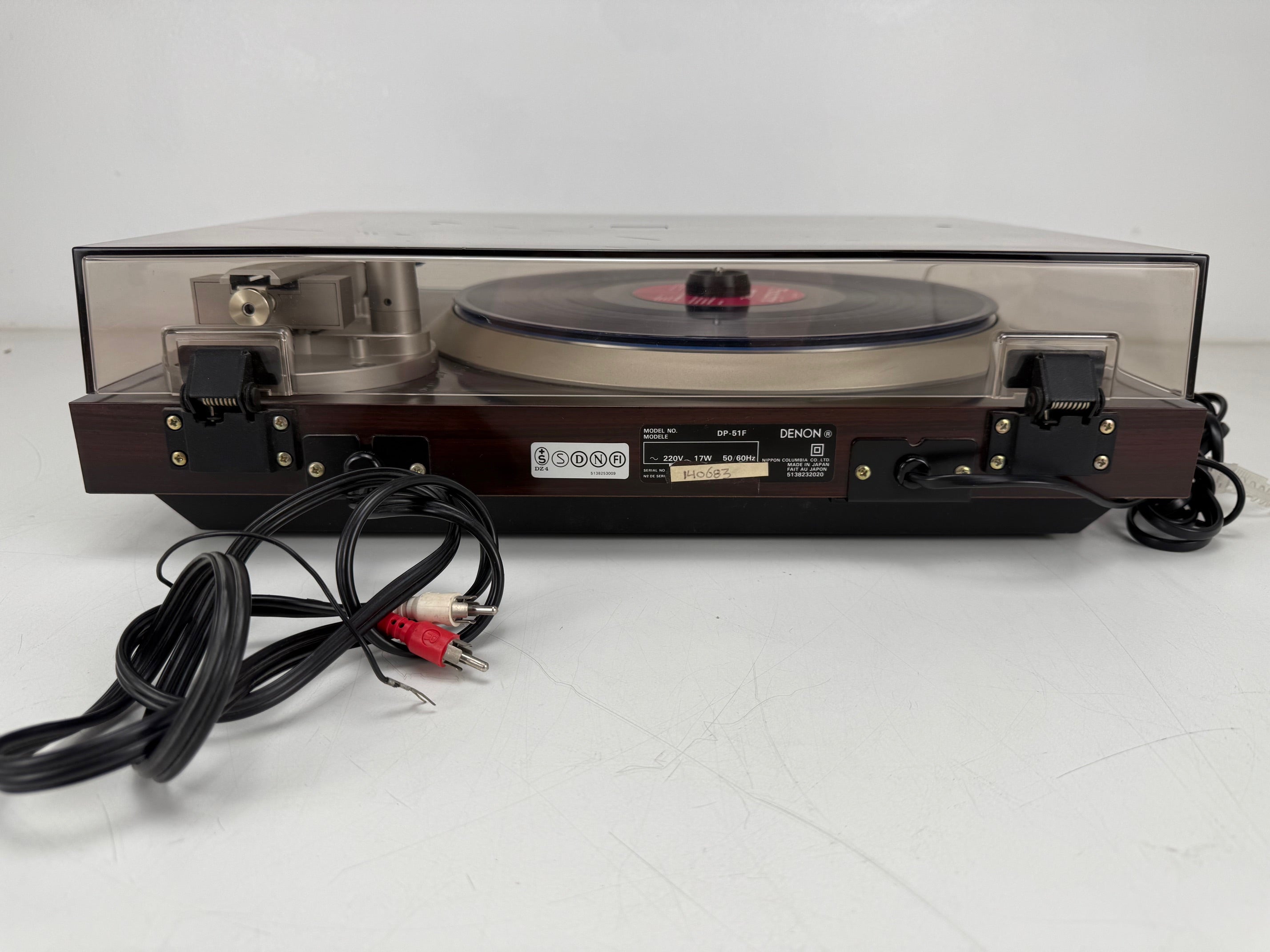 Denon DP-51F Direct Drive Volautomatisch Platenspeler Systeem - Yamaha MC-3