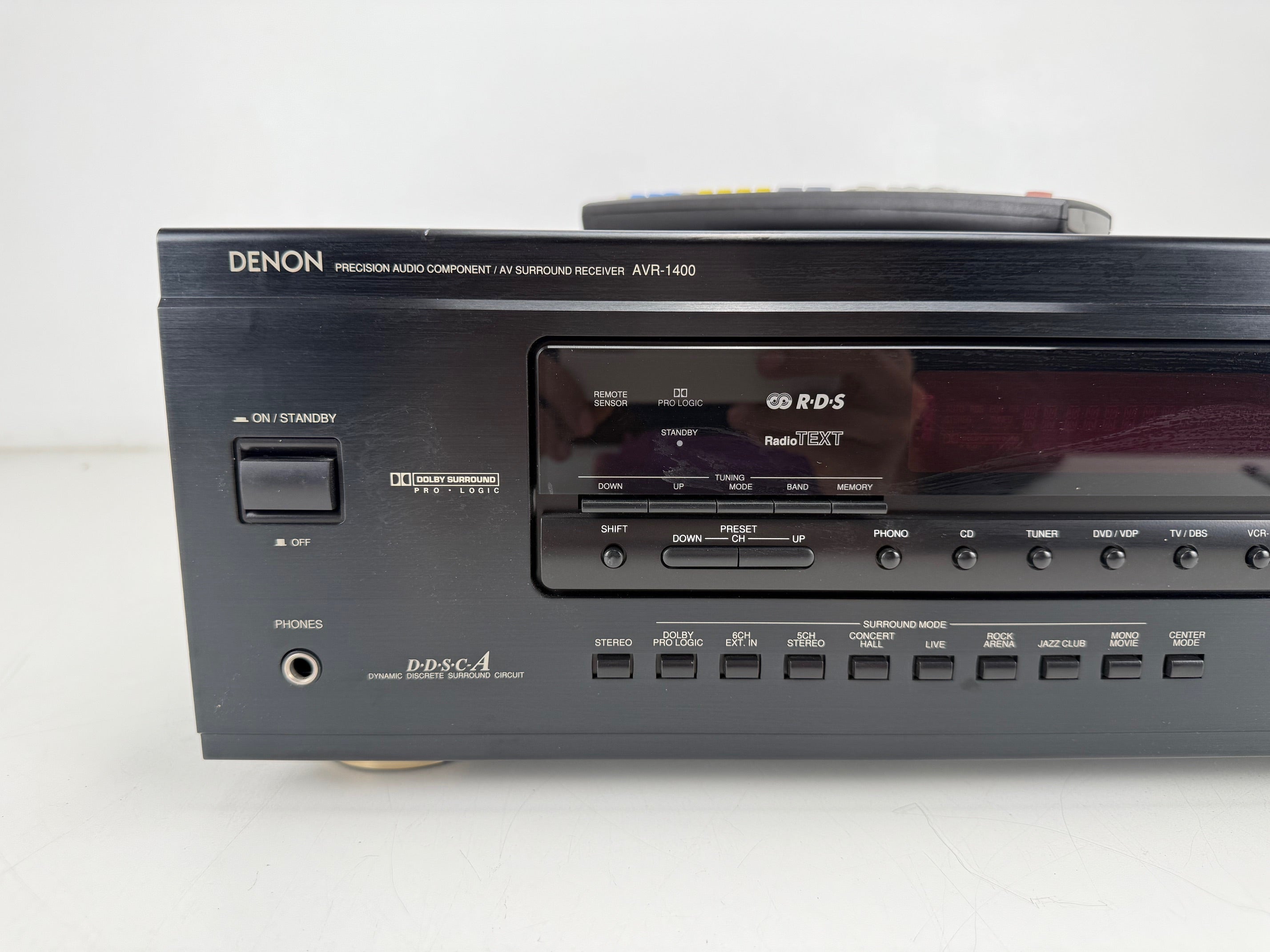 Denon AVR-1400 AV Surround Receiver With Remote Control