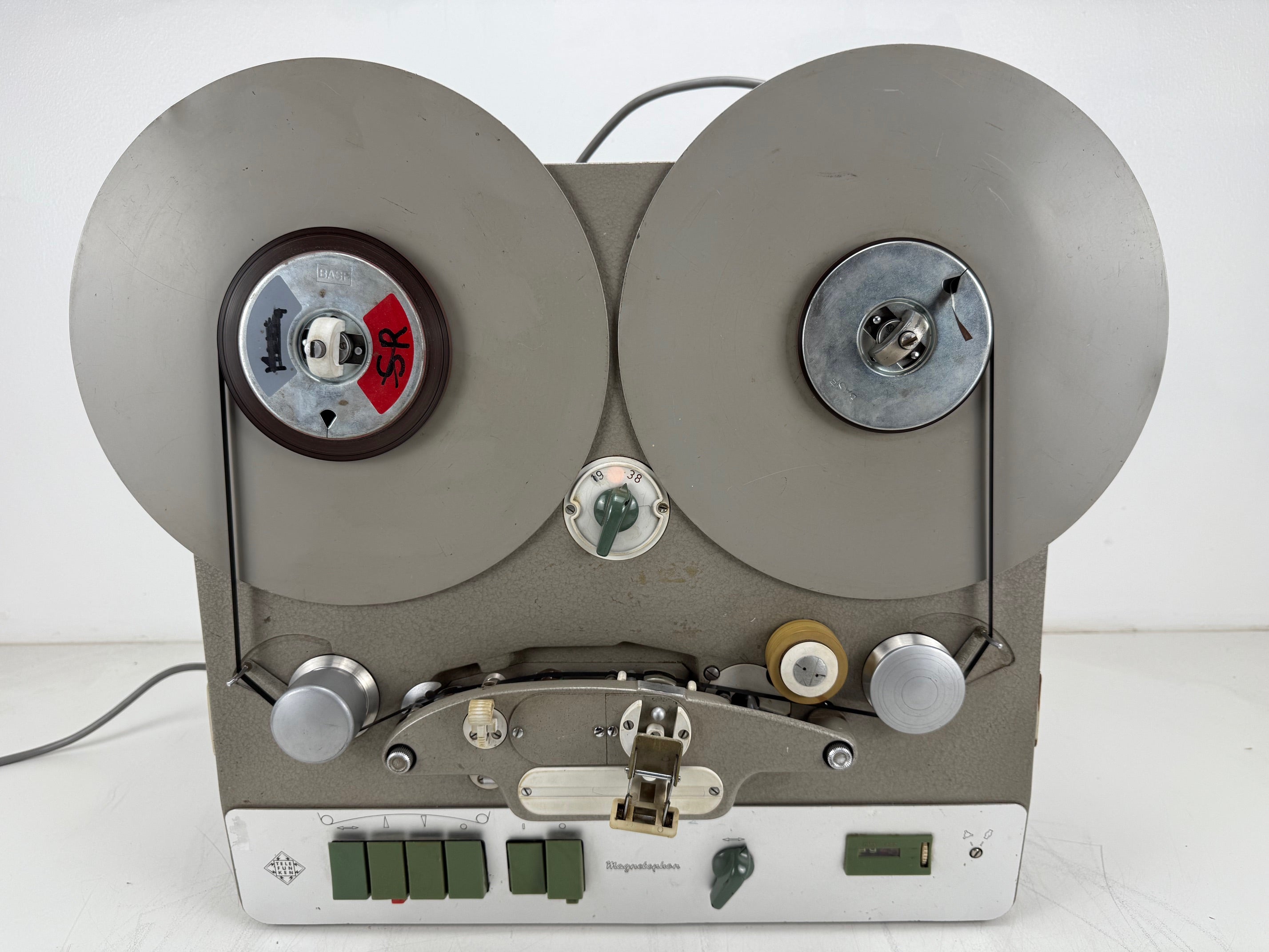 Telefunken M5C stereo bandrecorder met V396/397 voorversterkers - gereviseerd/gekalibreerd