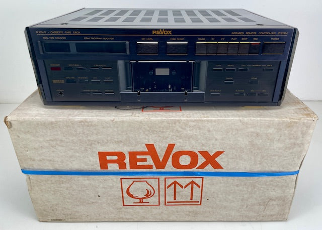 Studer Revox B215S 3 Head  Cassette Deck in original box - Serviced