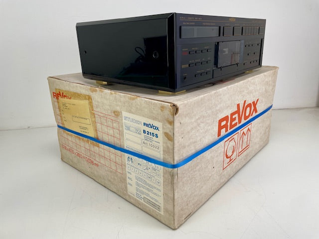 Studer Revox B215S 3 Head  Cassette Deck in original box - Serviced