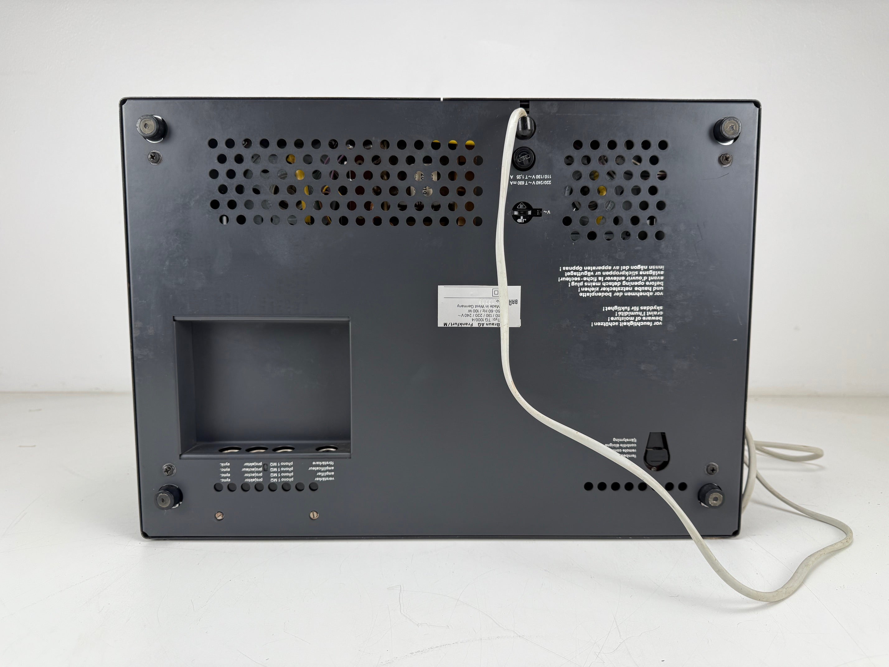 Braun TG1000/4 Reel To Reel Recorder 1/4" 18CM Tape Deck - New Belts - New Print