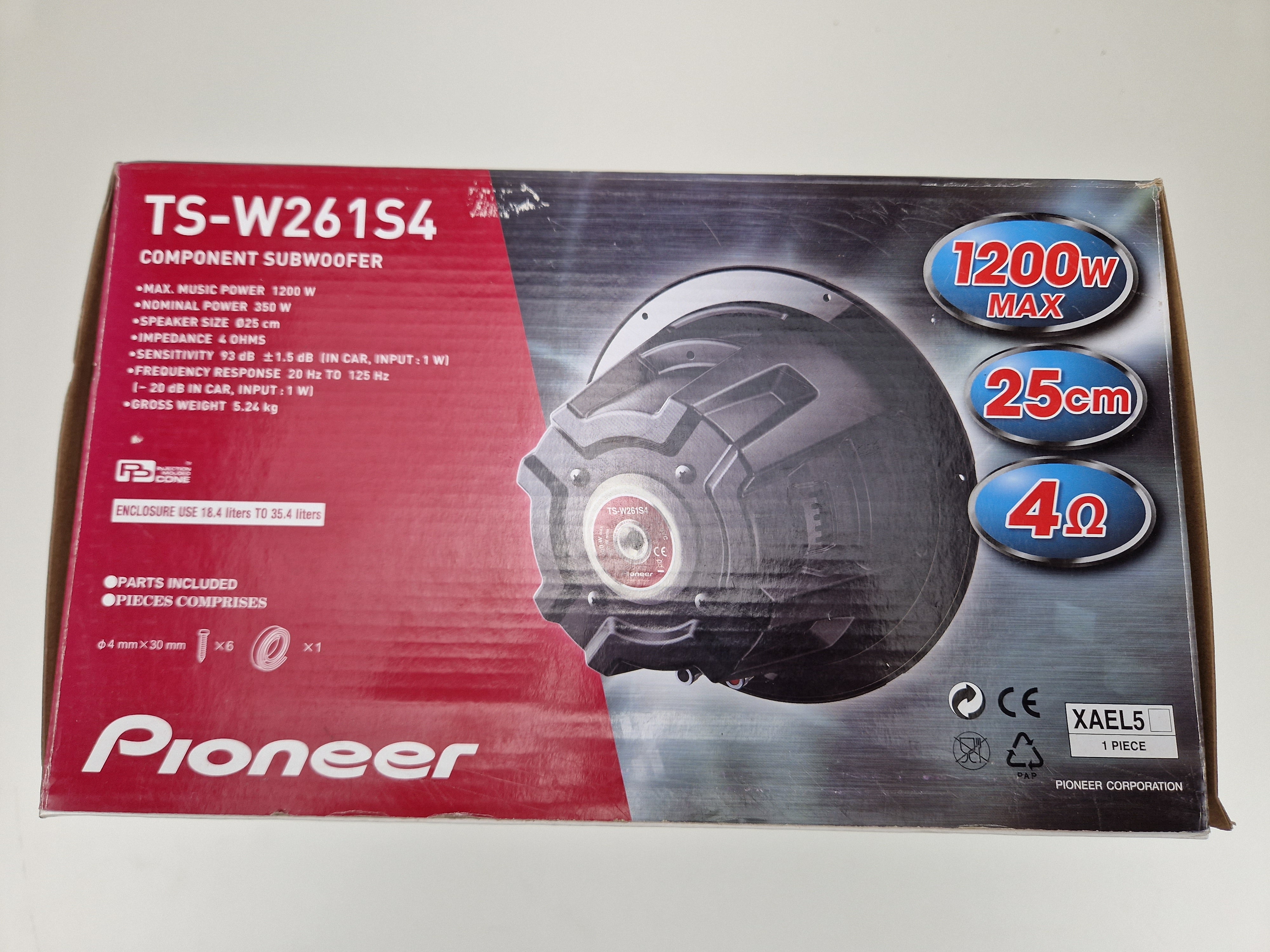 Pioneer TS-W26154 - Active Subwoofer
