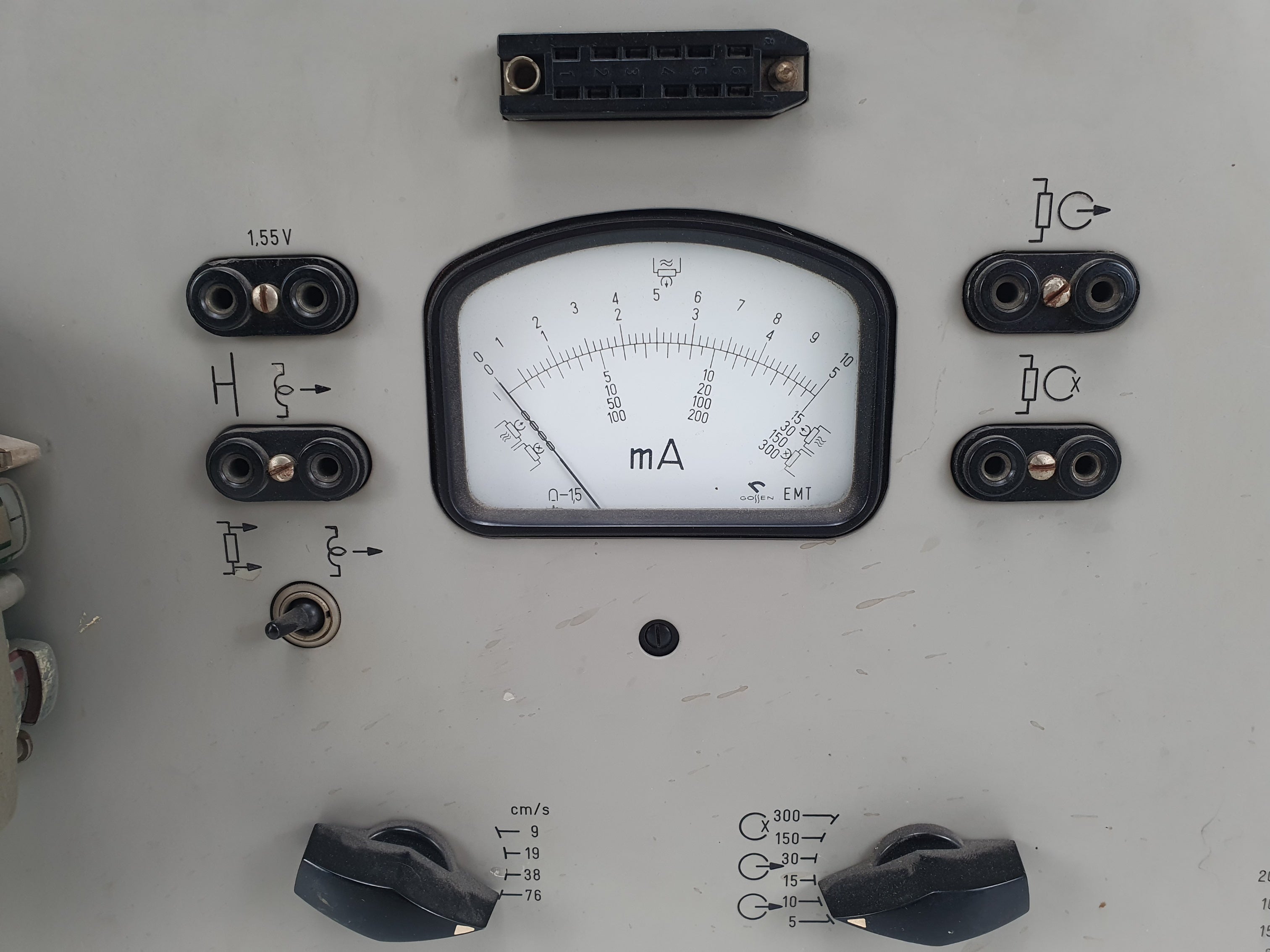 Telefunken recorder kop tester met M10 kopbrug en veel onderdelen.