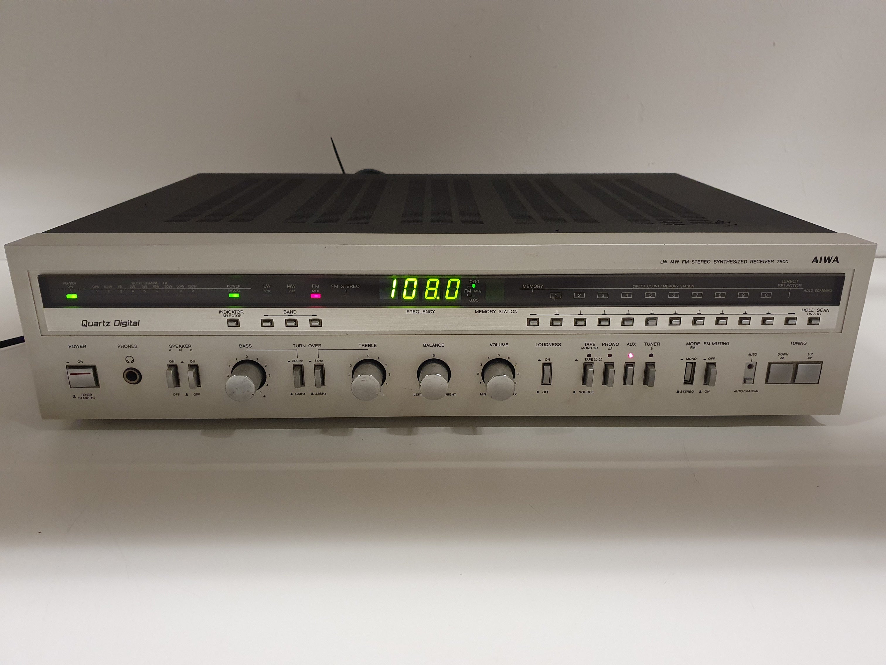 Aiwa AX-7800E - LW ​​MW FM Stereo Synthesizer Receiver