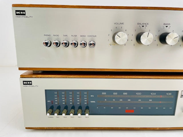 Klein & Hummel ES 20+ET20 stereo versterker + AM/FM-tuner set