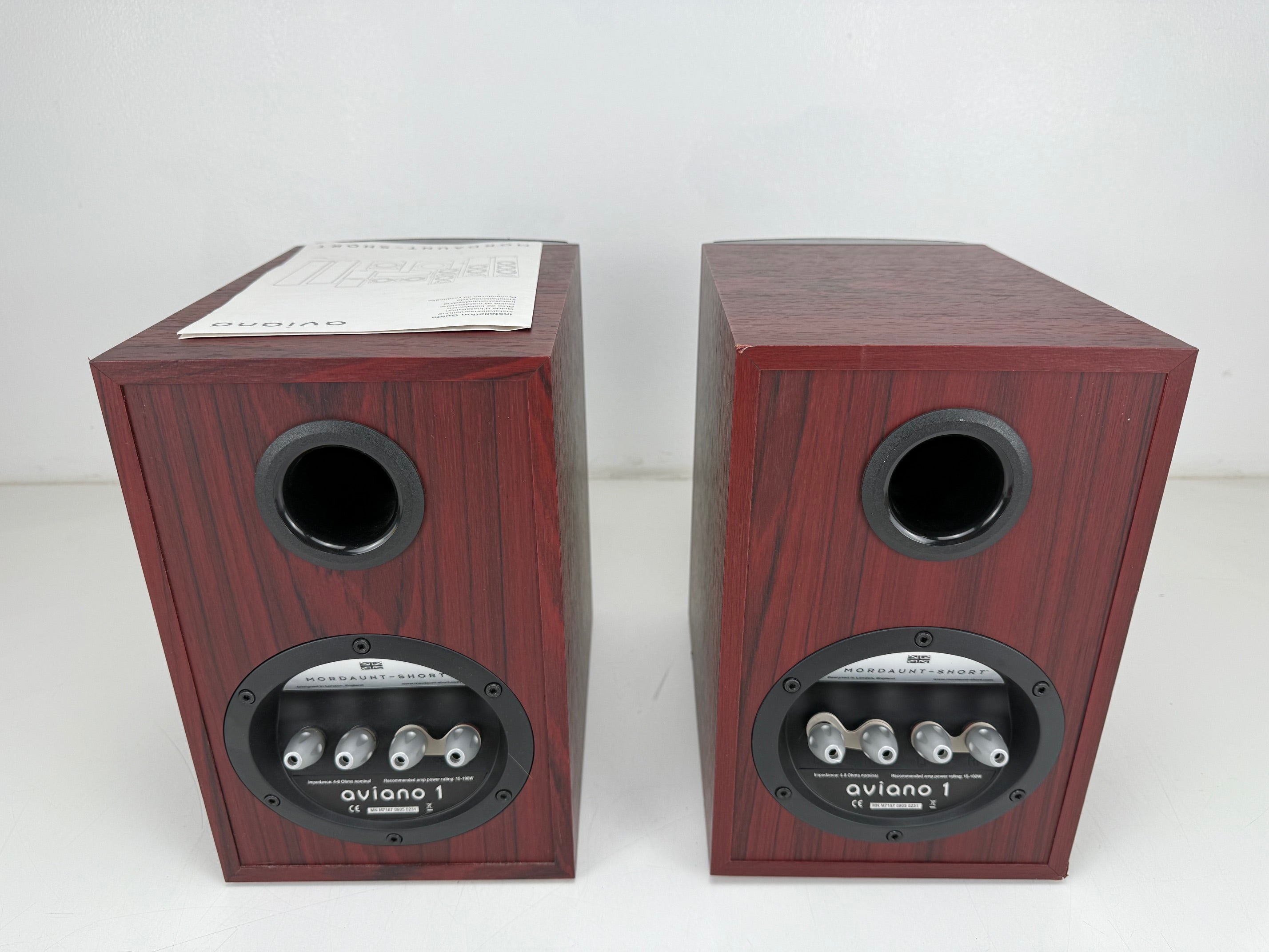 Mordaunt-Short AVIANO 1 luidsprekerset - Bijpassend paar - Inclusief handleiding