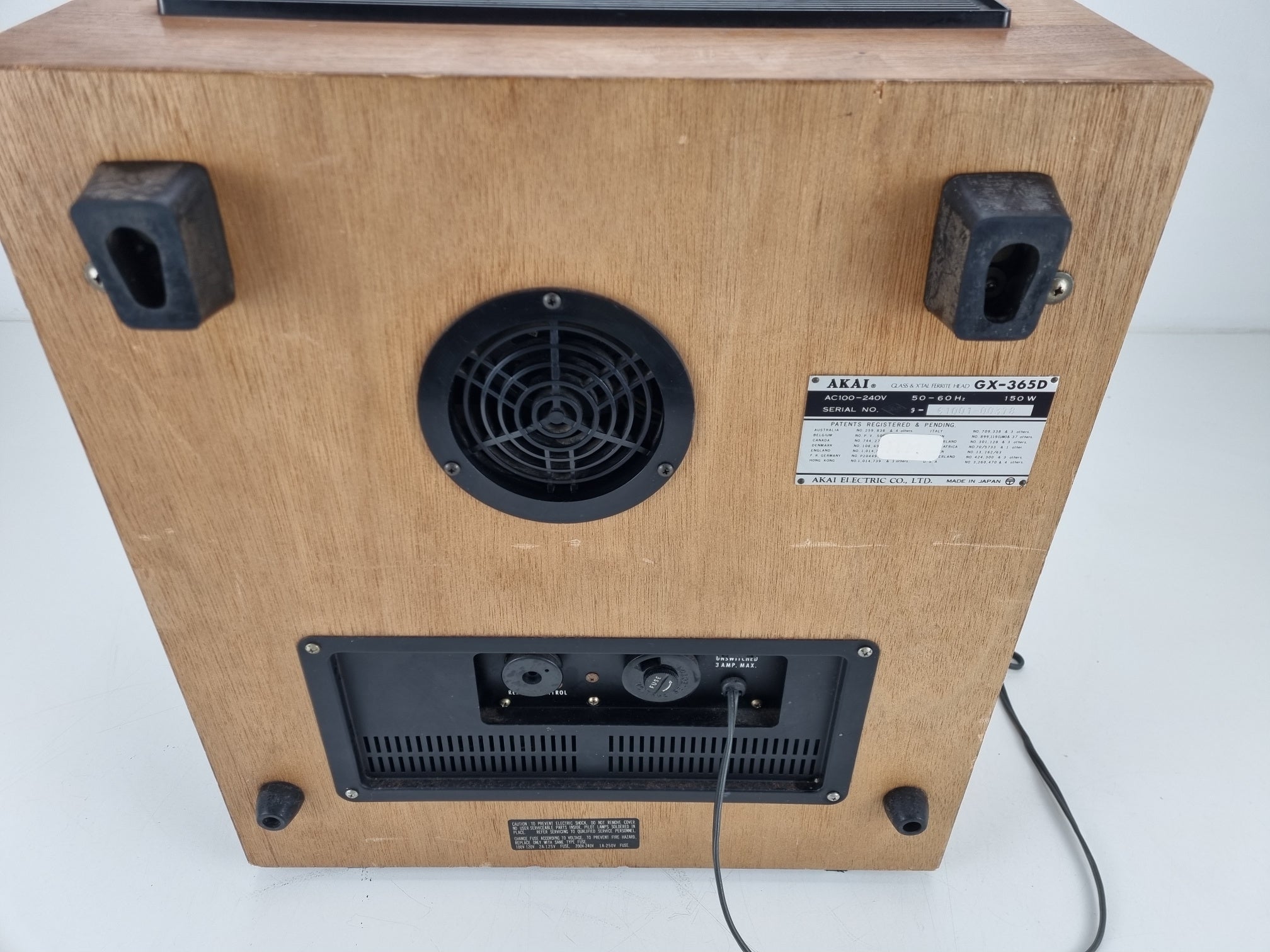 Akai GX-365D - Koppen gereinigd - Contacten hersteld - Werkt