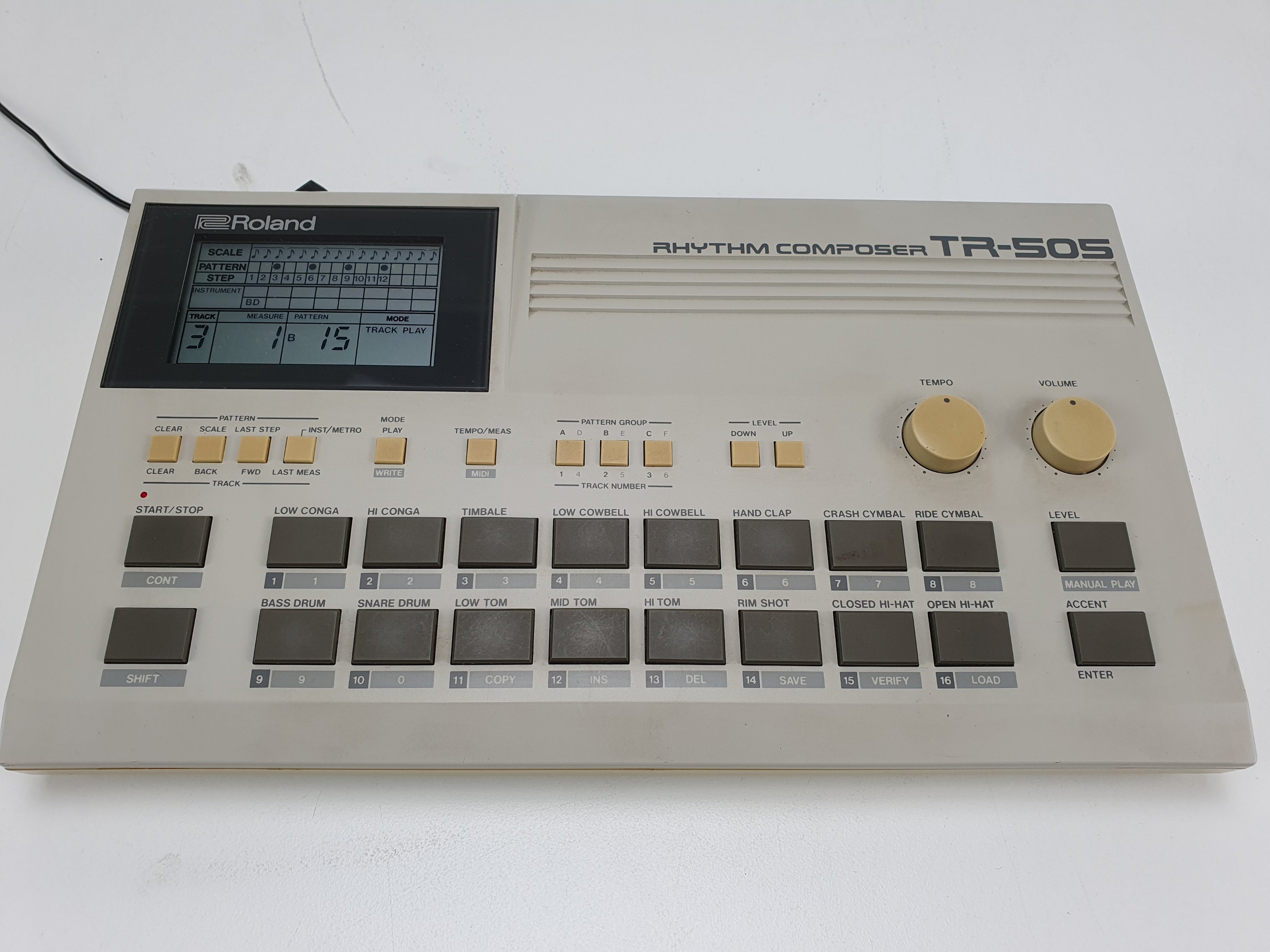 Roland TR-505 Drum computer/Rhythm Mashine - With manuals