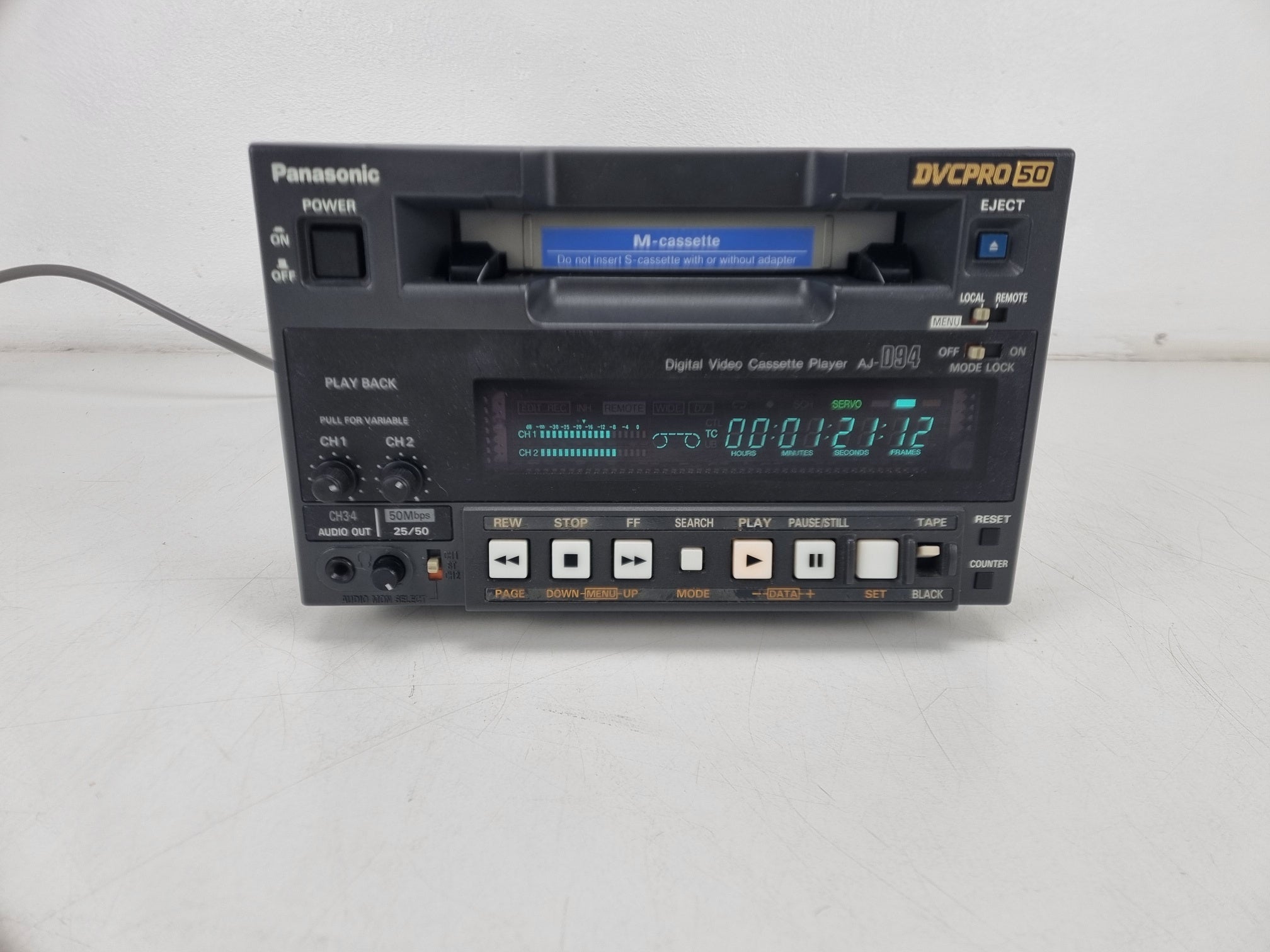 Panasonic AJ-D94 DVCPRO 50 Office Viewer - Fully Serviced (no.3)