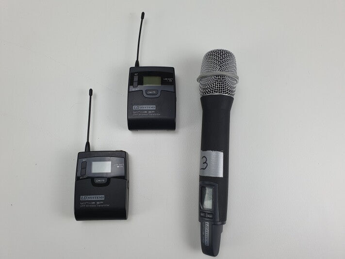 LD Systems SET with win42 R2 ÙHF receiver, win42 BP beltpack, win42 MD Mic - 734-766 MHz
