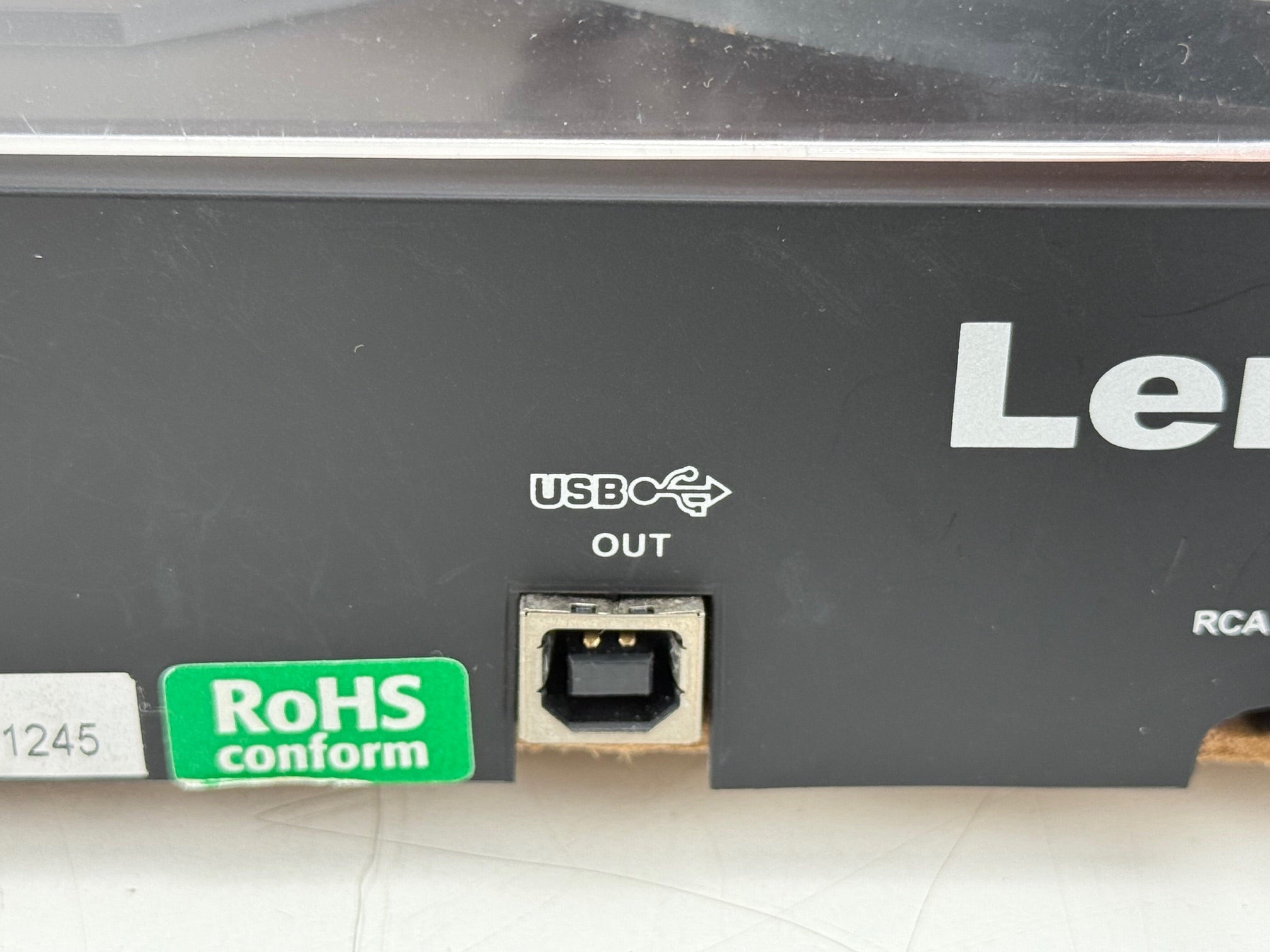 Lenco L-3867 USB-draaitafel met riemaandrijving
