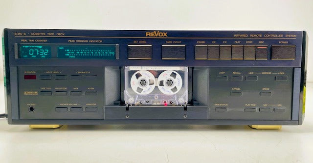 Studer Revox B215S 3 Head  Cassette Deck in original box - Serviced
