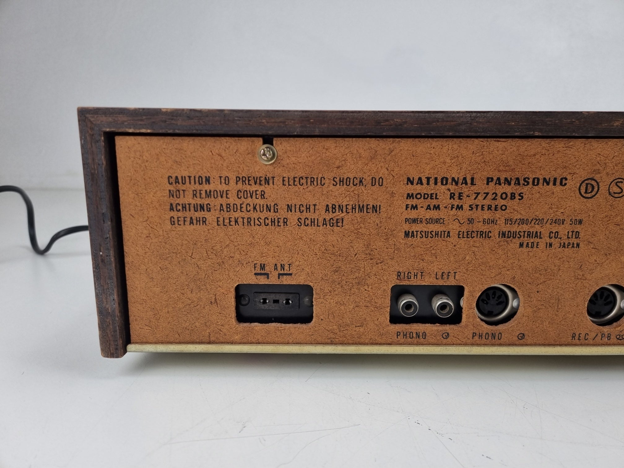 Panasonic RE-7720BS - FM-AM Stereo - New Lights - Potentionmeter Cleaned