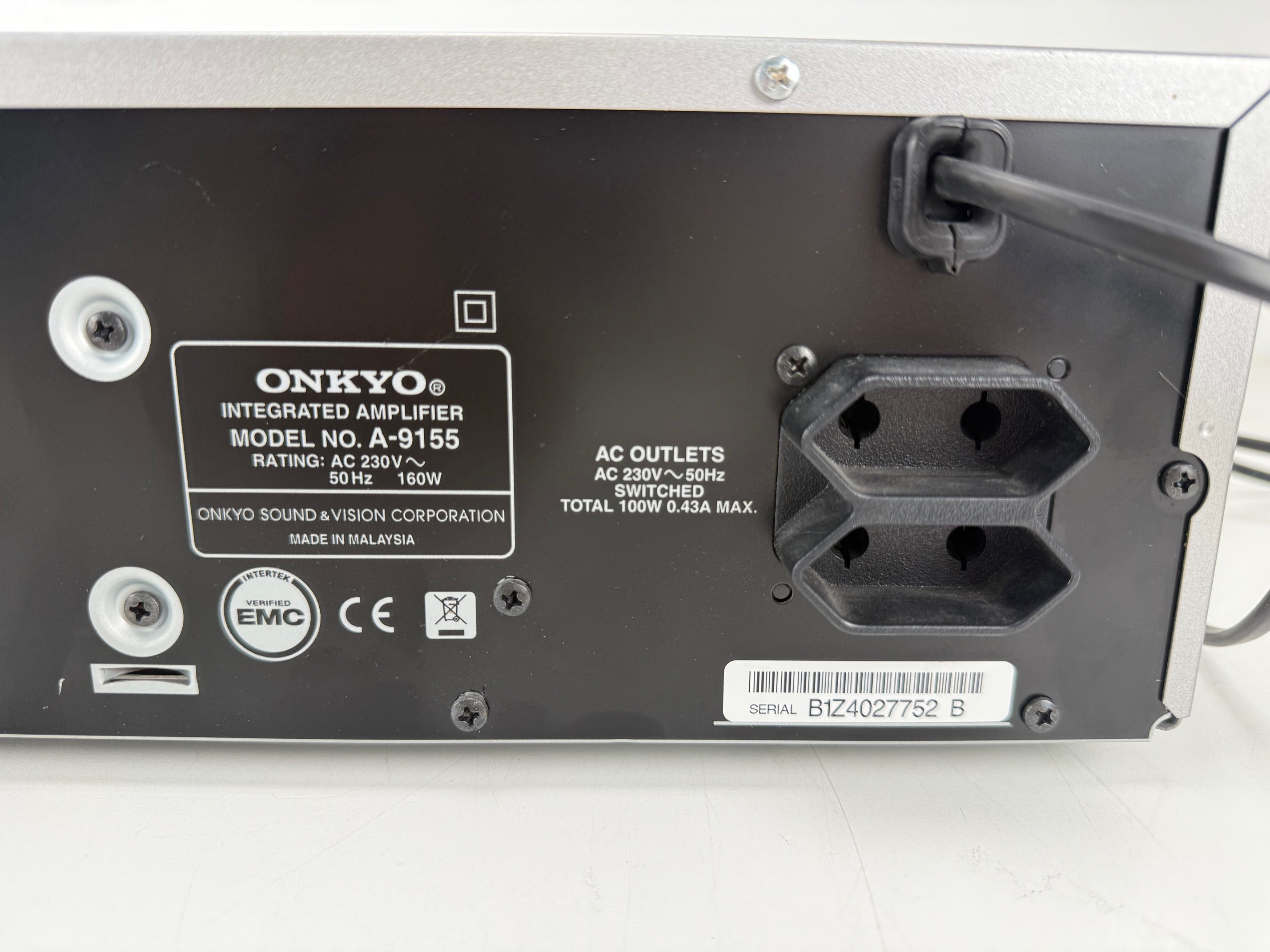 Onkyo A-9155 stereo geïntegreerde versterker met afstandsbediening